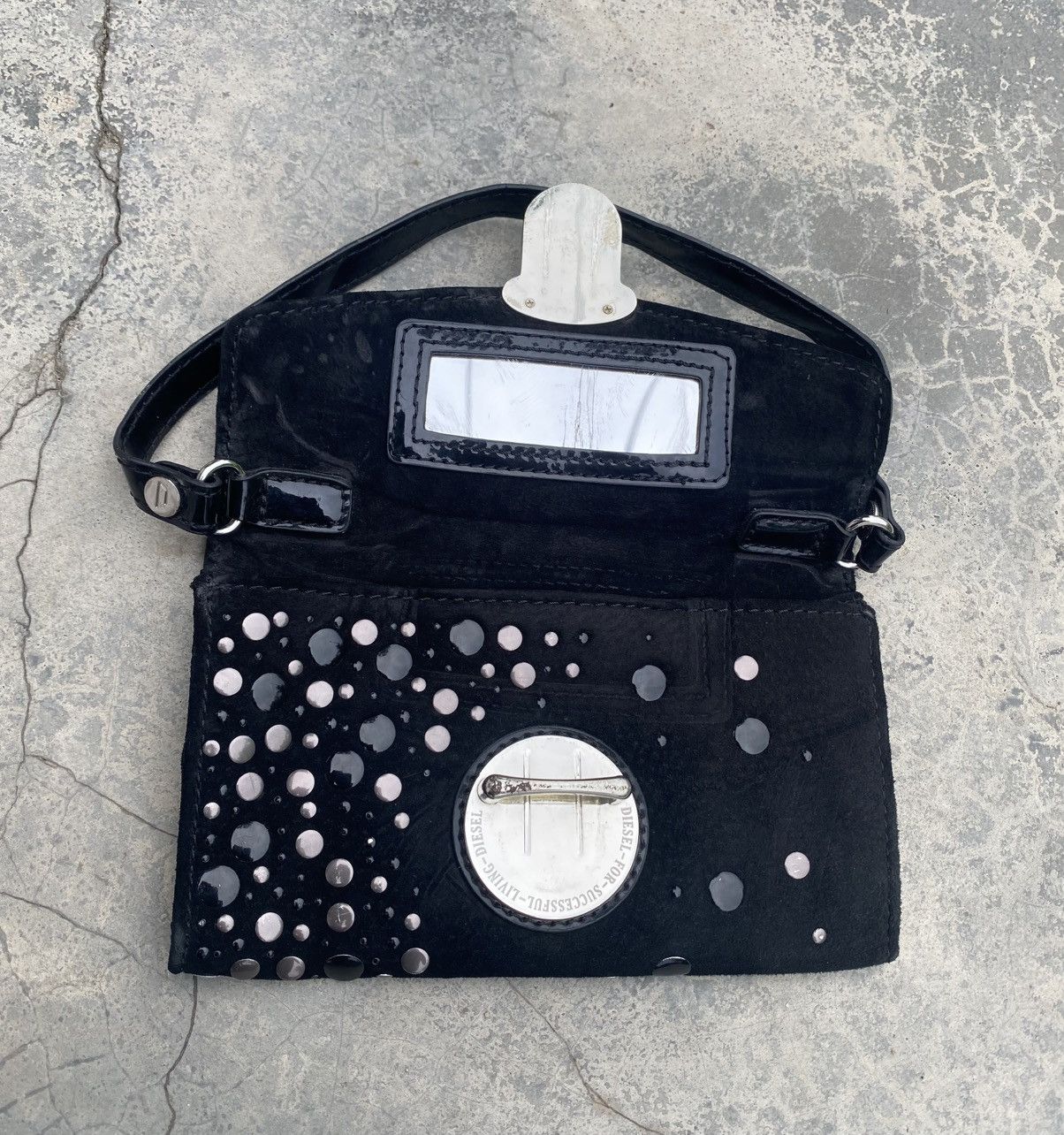 Bodega × Diesel DIESEL Studded Leather Clutch Size ONE SIZE - 5 Thumbnail