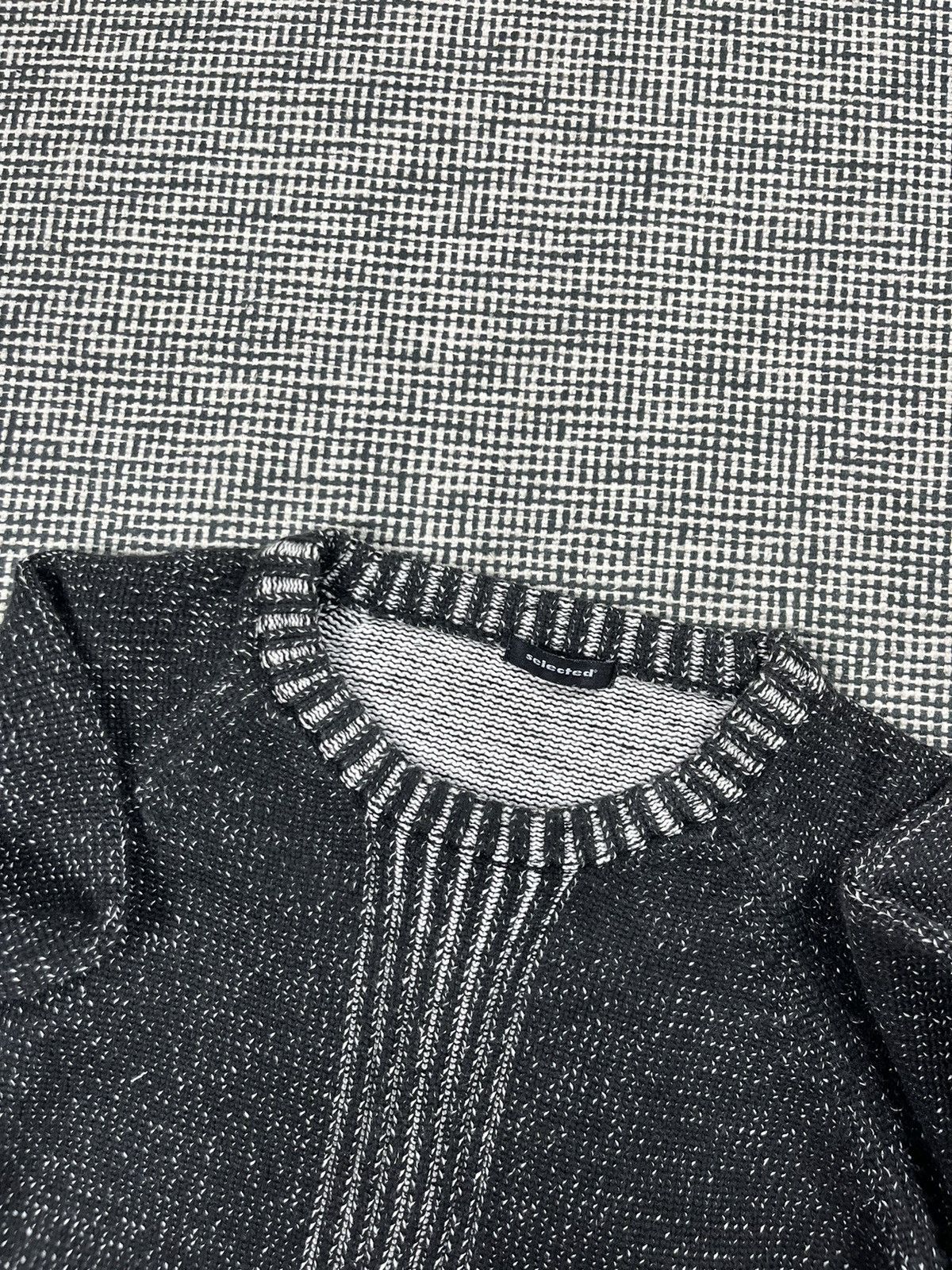 Japanese Brand × Vintage Vintage boxy ribbed sweater oversized y2k vibes Size US XL / EU 56 / 4 - 4 Thumbnail