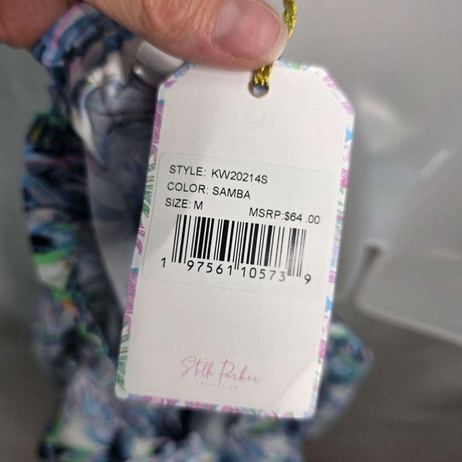 Other Stella Parker Off Shoulder Balloon Sleeve Tropical Dress Size M / US 6-8 / IT 42-44 - 5 Thumbnail