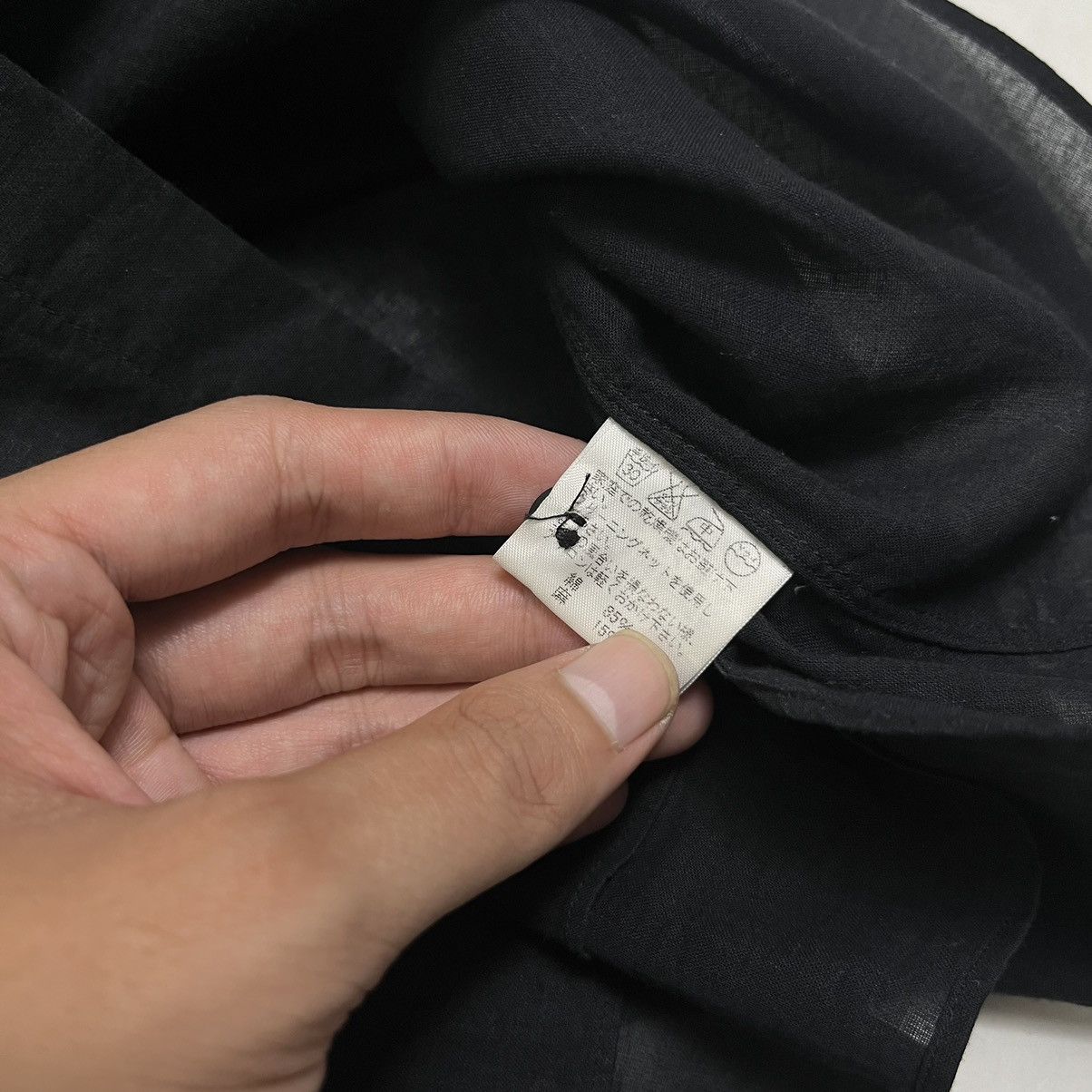 CABANE de ZUCCa Cabane De Zucca Sheer Black Shirt Size US L / EU 52-54 / 3 - 8 Thumbnail