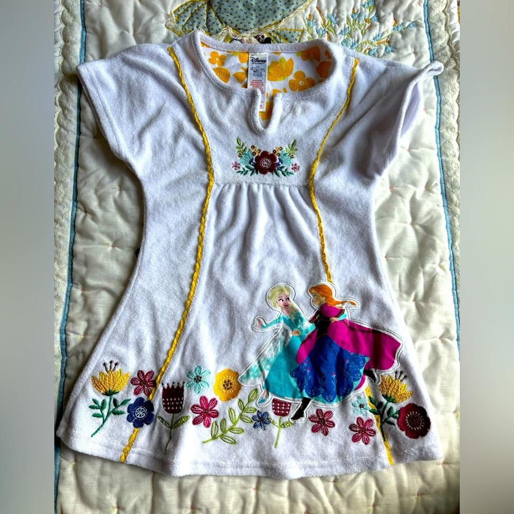 Disney Disney Store Frozen Terry Cloth Dress Size US 26 / EU 42 - 1 Thumbnail