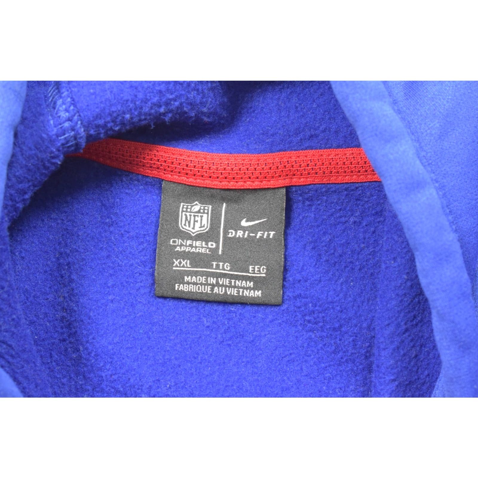 Nike Nike NFL New York Giants Hoodie Blue XXL Dri-FIT On-Field Apparel Polyester Sweatshirt Pullover Long Sleeve Men Size US XXL / EU 58 / 5 - 4 Thumbnail