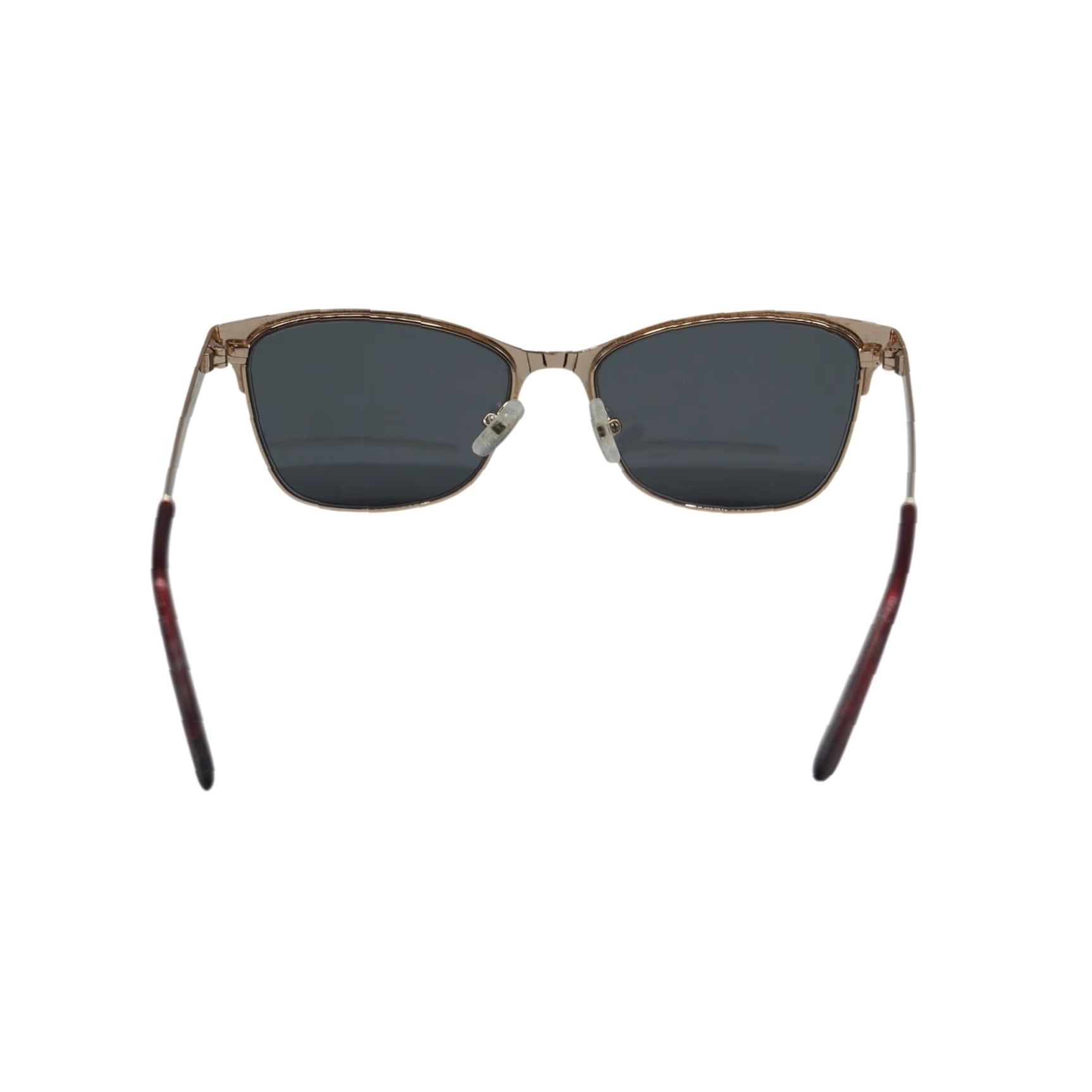 Vintage Marchon NYC Sunglasses M-4009 601 Matte Bordeaux Gold Cat Eye 53-16-140 Size ONE SIZE - 4 Thumbnail