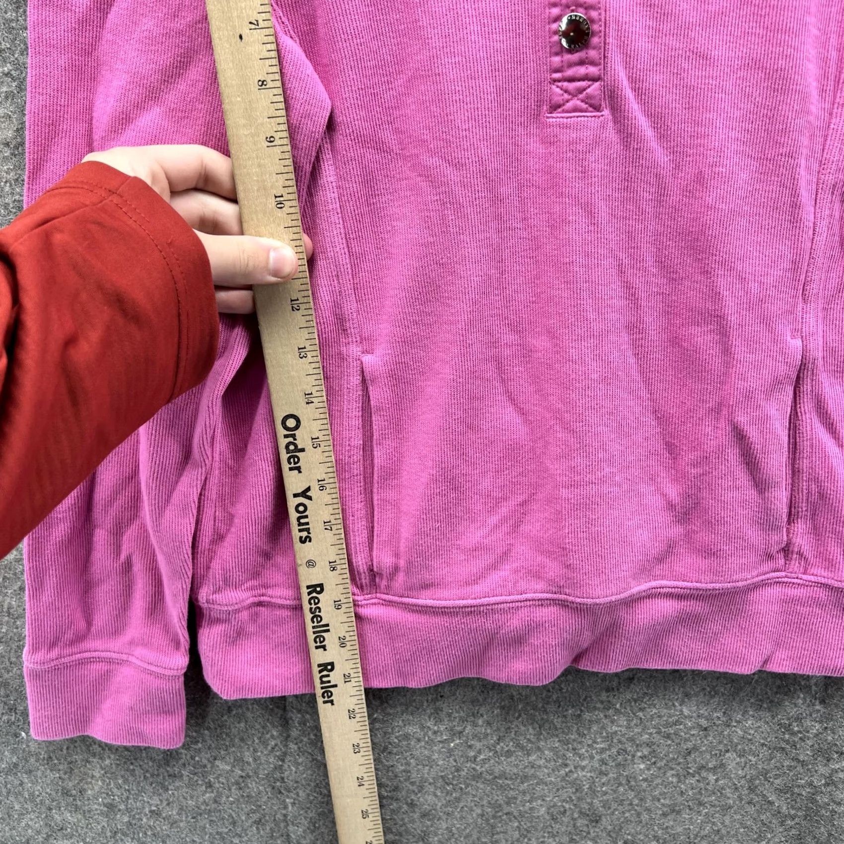 Ralph Lauren VINTAGE Lauren Ralph Lauren Sweater Women Small Pink Pullover Collared Snap Shirt Size S / US 4 / IT 40 - 6 Thumbnail