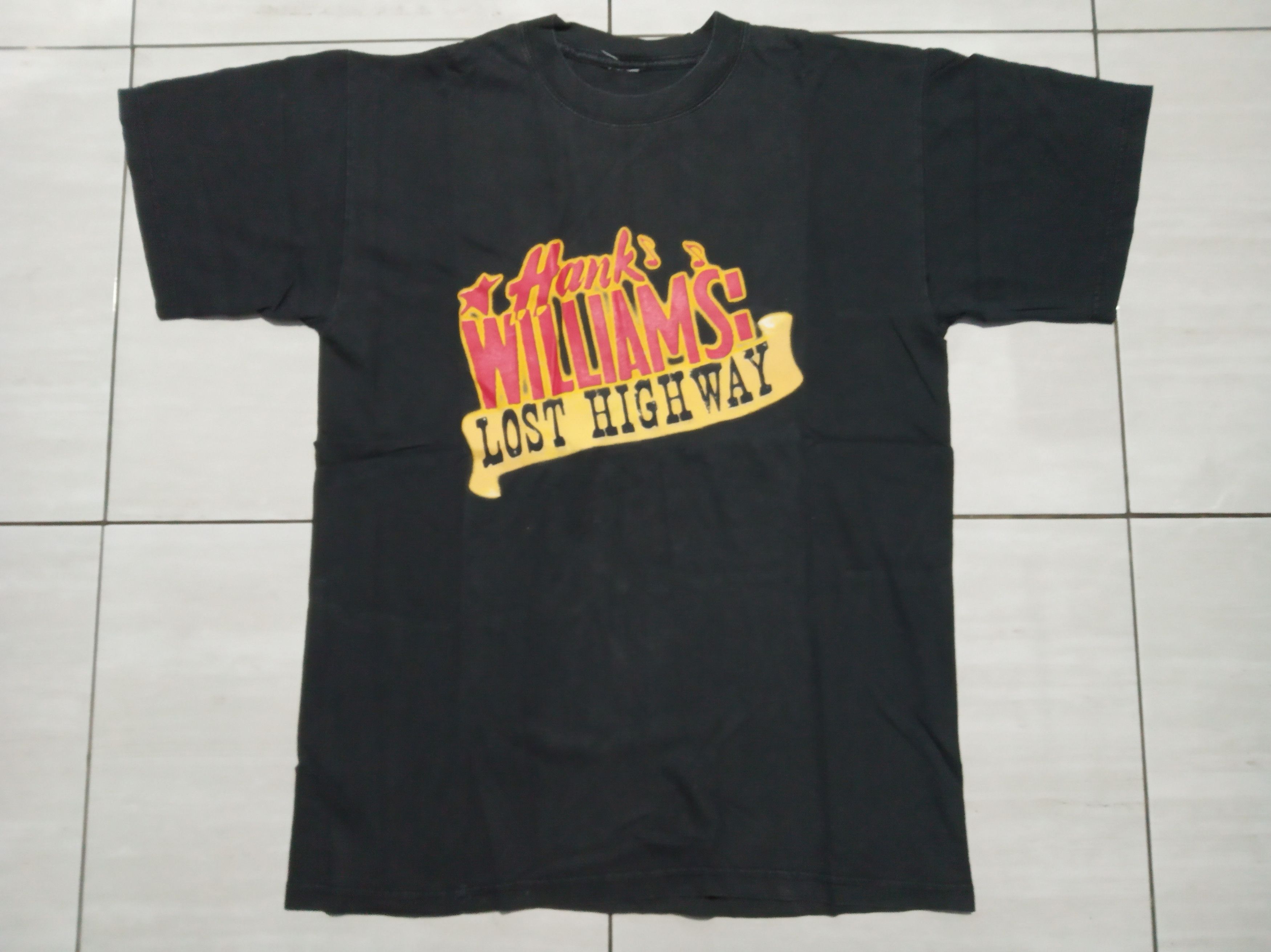 Band Tees Hank Williams Medium Black Size US M / EU 48-50 / 2 - 1 Thumbnail