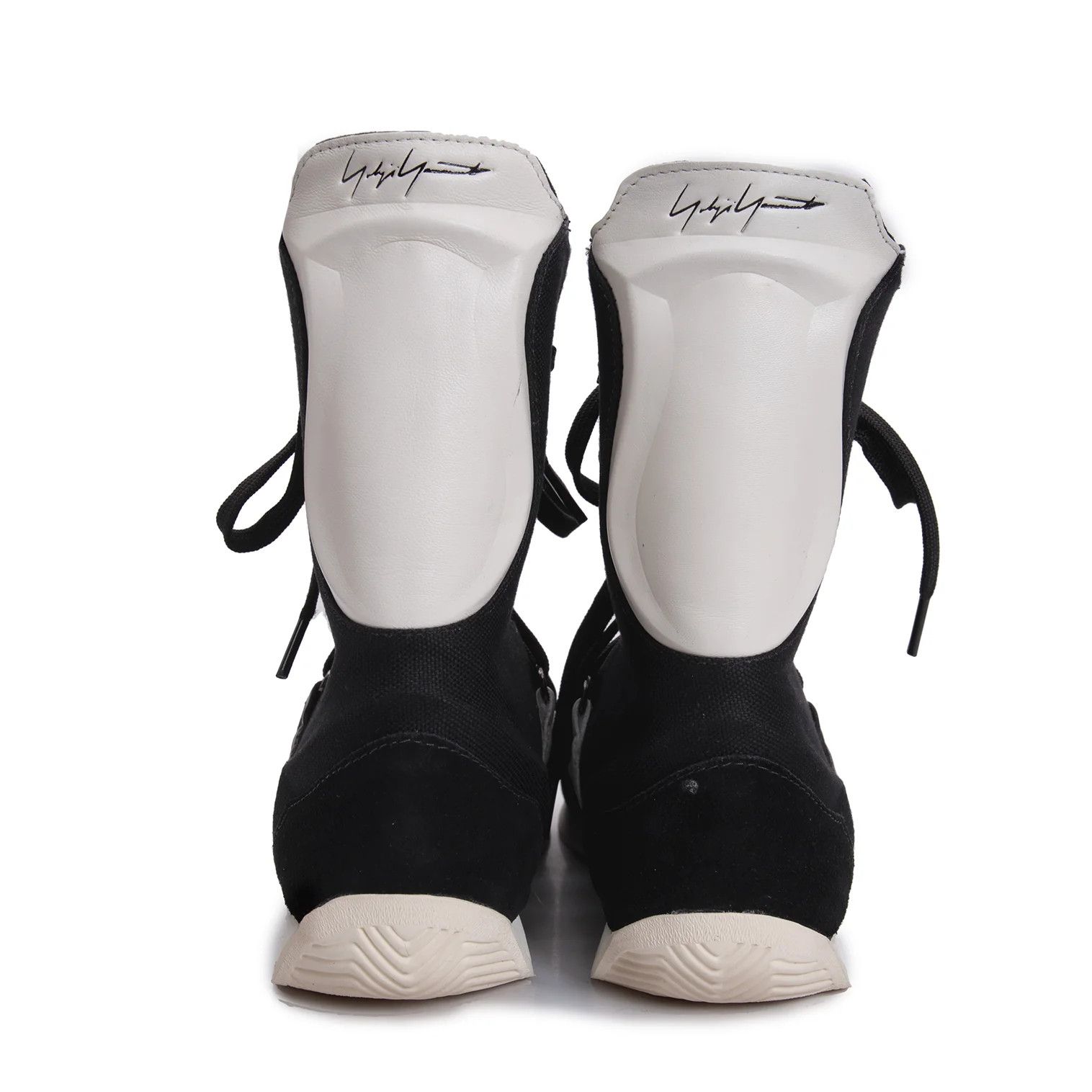 Yohji Yamamoto Yohji Yamamoto x Adidas Boxing Shoes Black White 25cm Size US 7.5 / EU 40-41 - 10 Thumbnail