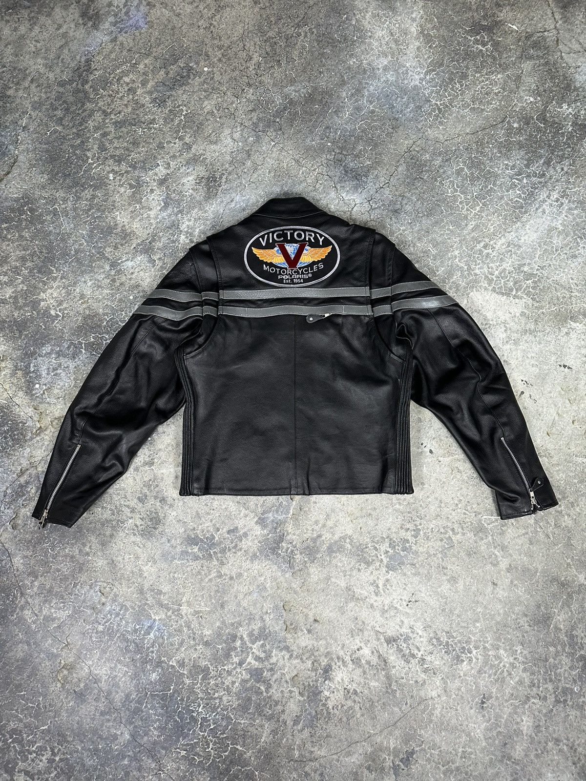 Vintage Vintage Victory Motorcycle Jacket Size US S / EU 44-46 / 1 - 1 Thumbnail