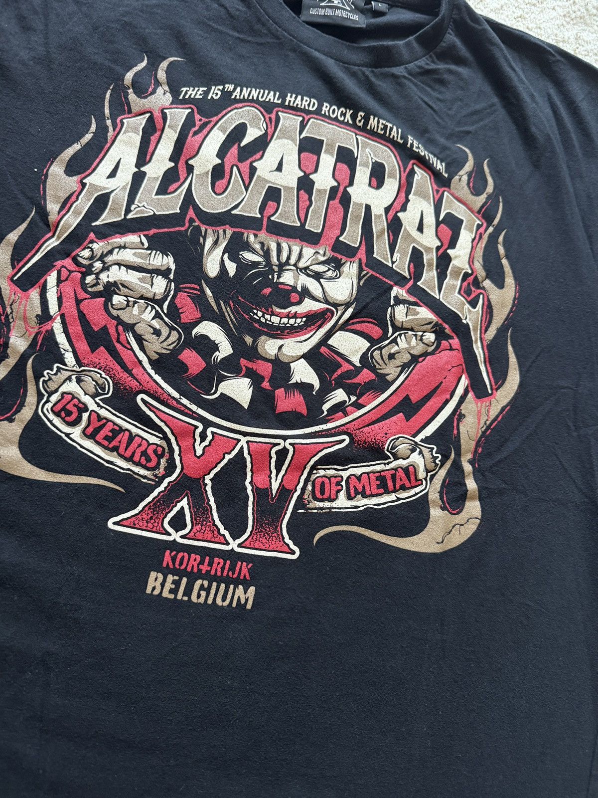 West Coast Choppers WEST COAST CHOPPERS Alcatraz 15 Rock Metal T-Shirt Large Size US L / EU 52-54 / 3 - 2 Thumbnail