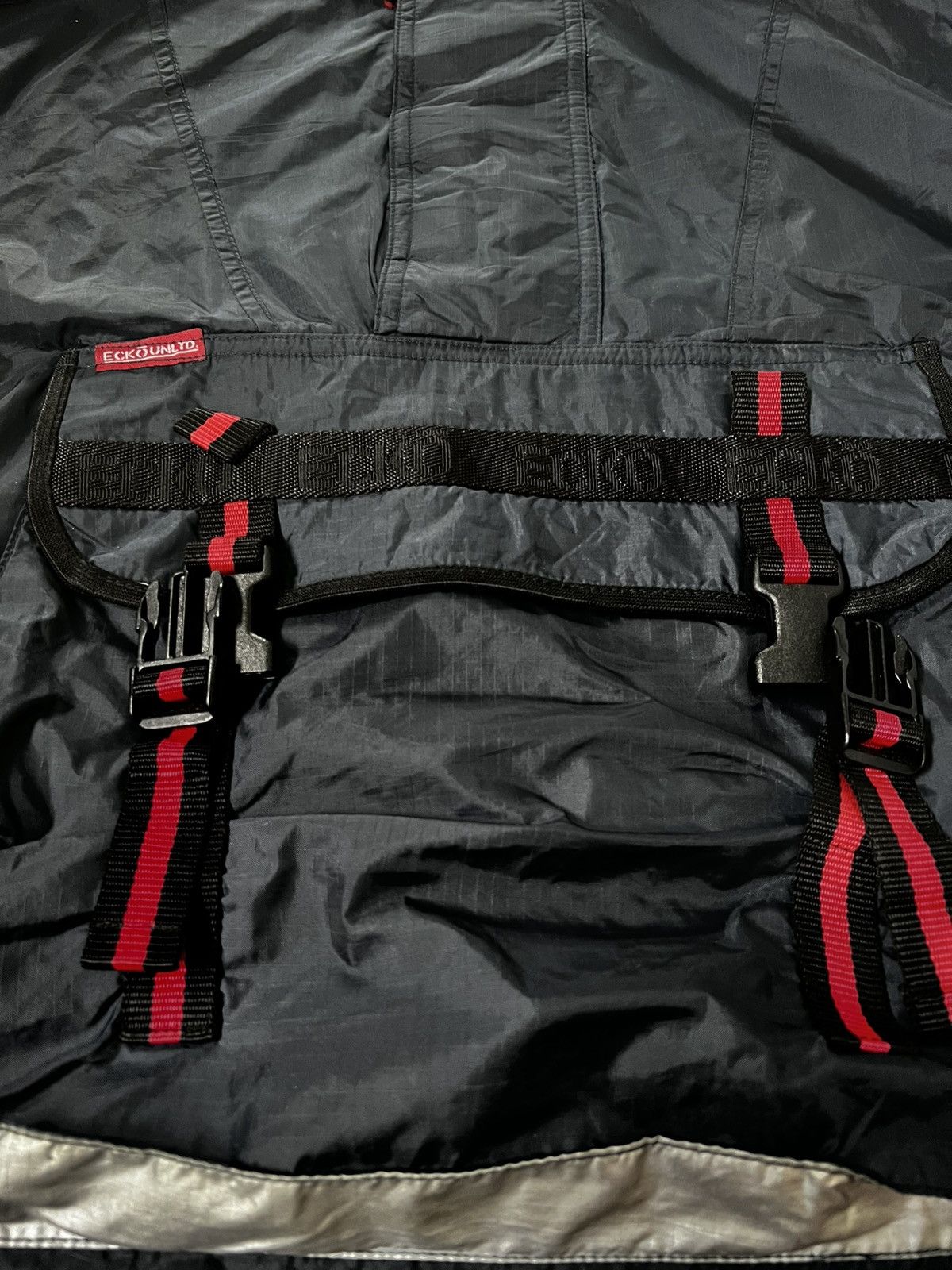 Ecko Unltd. Fire Y2K Ecko Pullover Windbreaker Anorak Steep Tech Style Size US XL / EU 56 / 4 - 20 Thumbnail