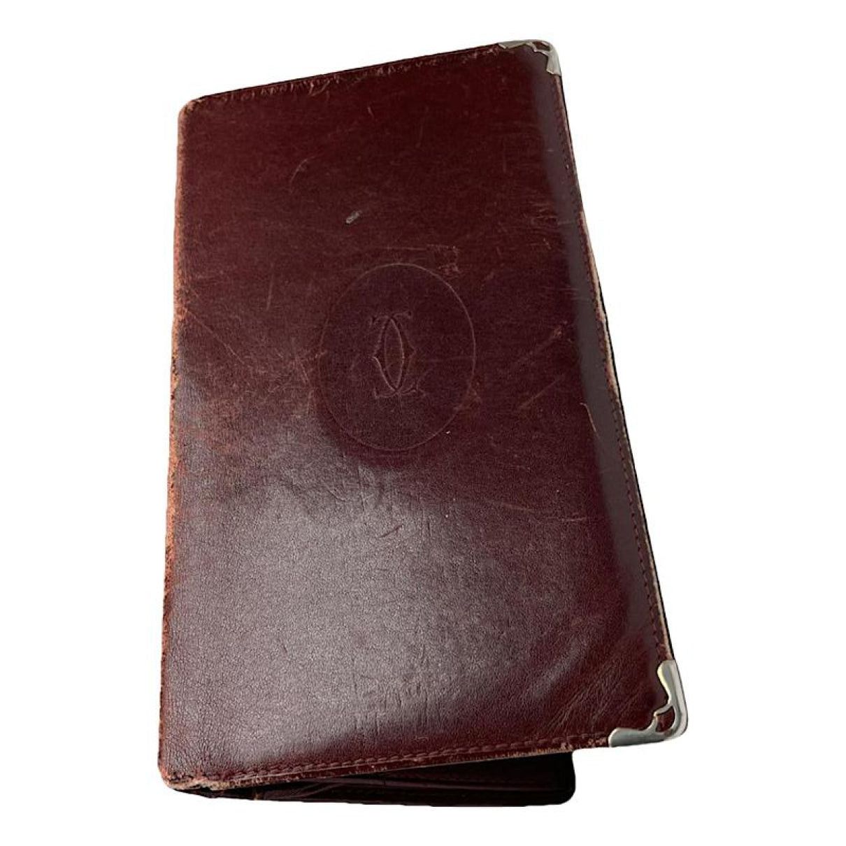 Cartier Burgundy Leather Purse Size ONE SIZE - 1 Thumbnail