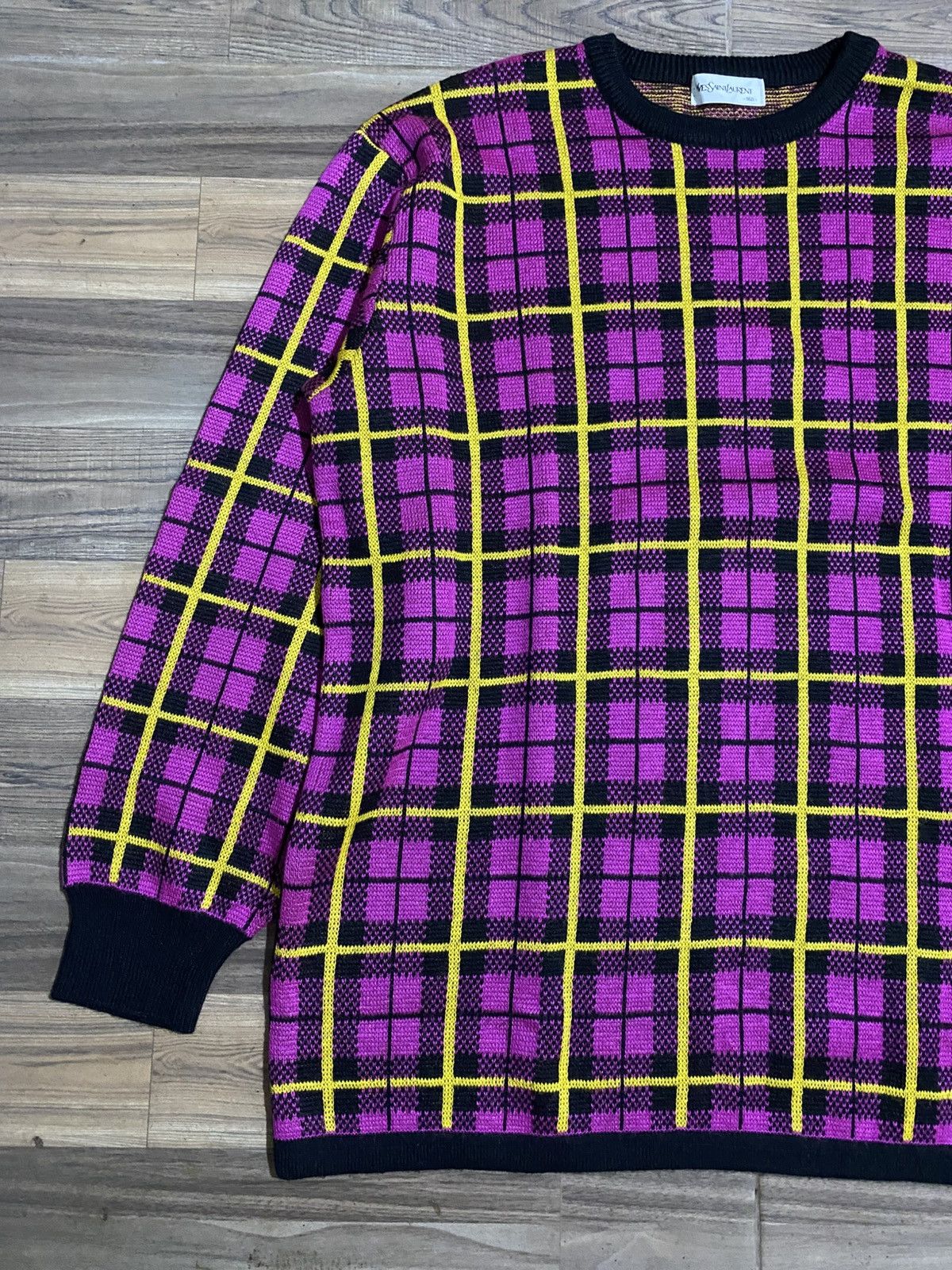 Saint Laurent Paris × Vintage × Yves Saint Laurent VINTAGE YVES SAINT LAURENT SWEATERS Size ONE SIZE - 2 Thumbnail