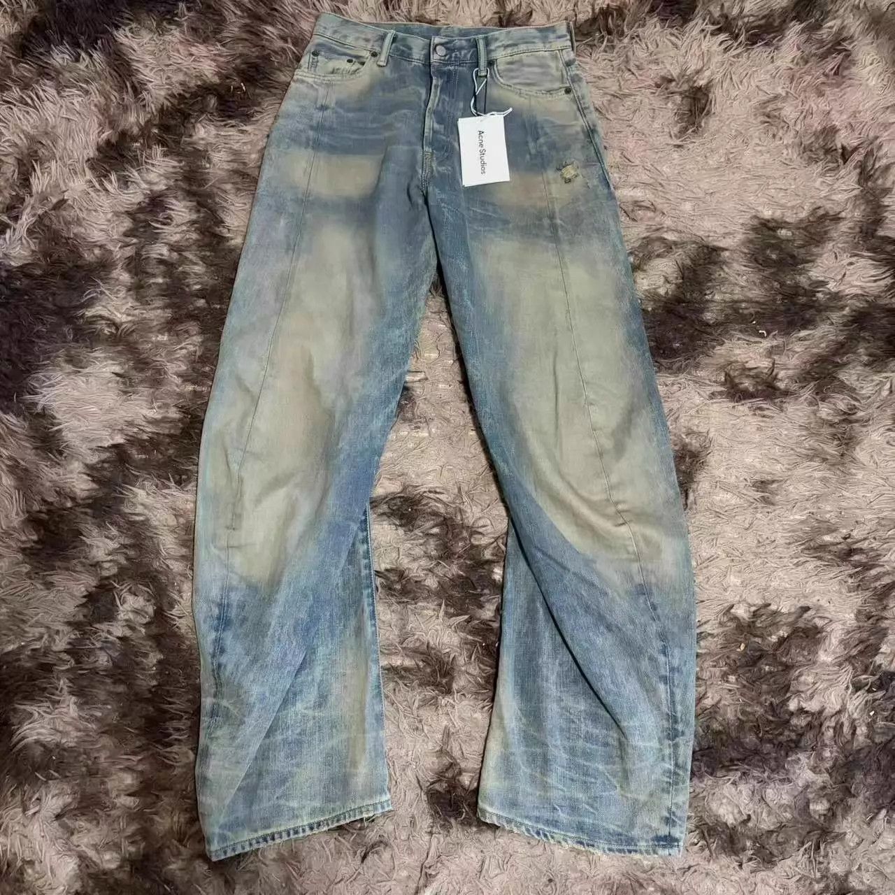 Acne Studios Acne Studios FW25 2006F Scimitar Wide Leg Jeans 28 New Size 28" / US 6 / IT 42 - 1 Thumbnail