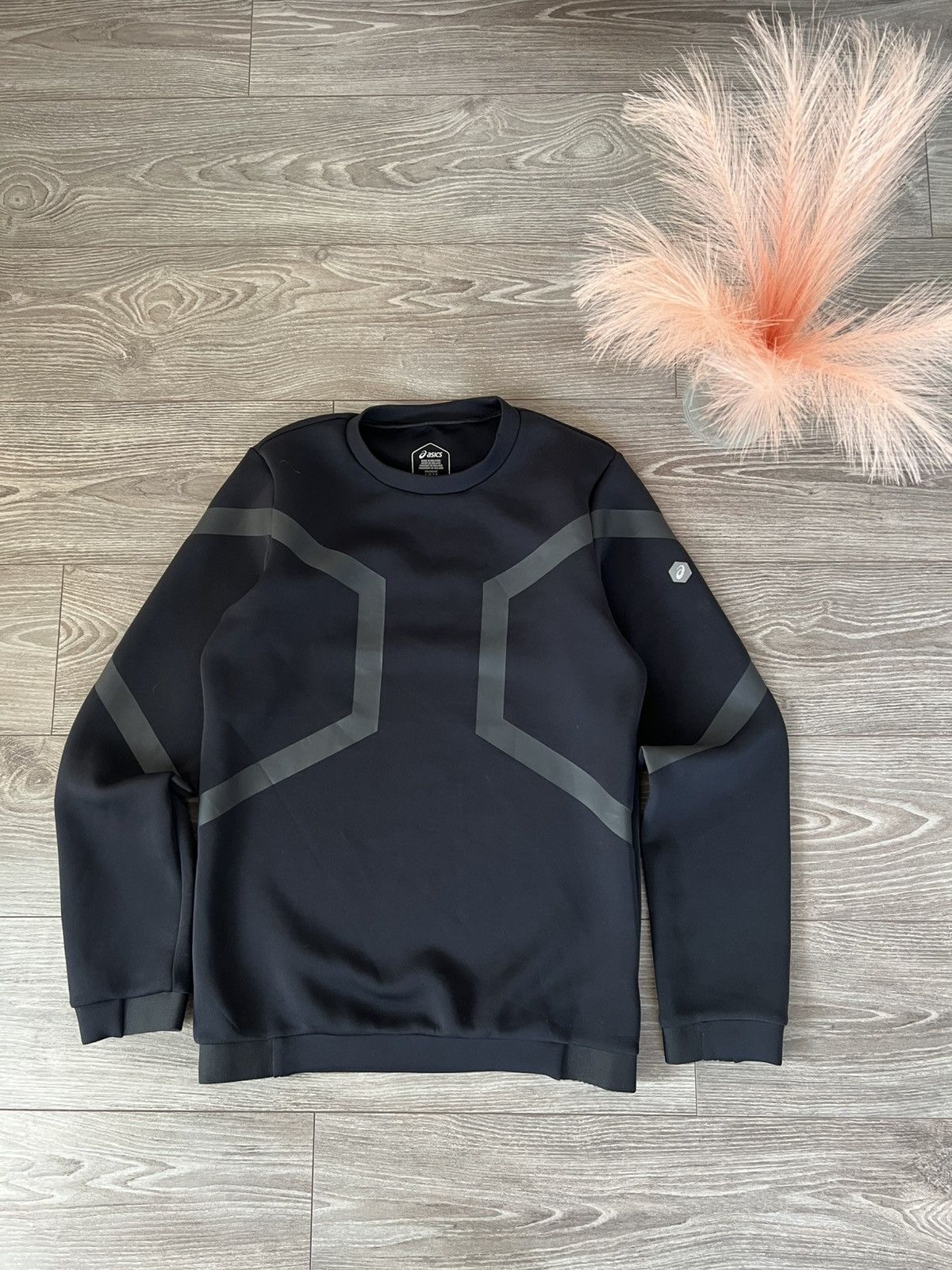 Asics × Designer ‼️Asics New Collection Circle logo Flex Sweatshirt‼️ Size US M / EU 48-50 / 2 - 8 Thumbnail