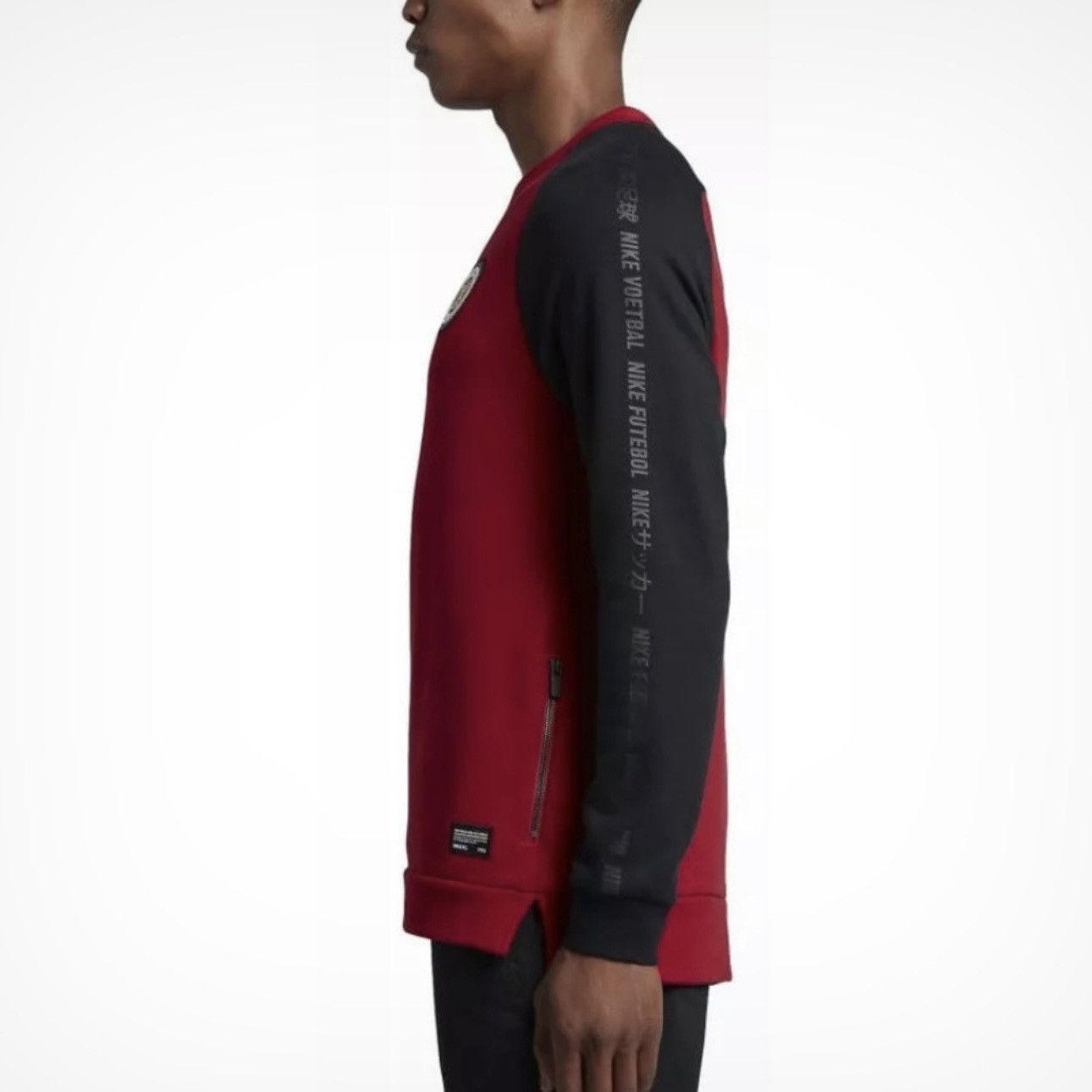 Nike Nike FC Football Club Sweatshirt Soccer Red Black S Size US S / EU 44-46 / 1 - 3 Thumbnail