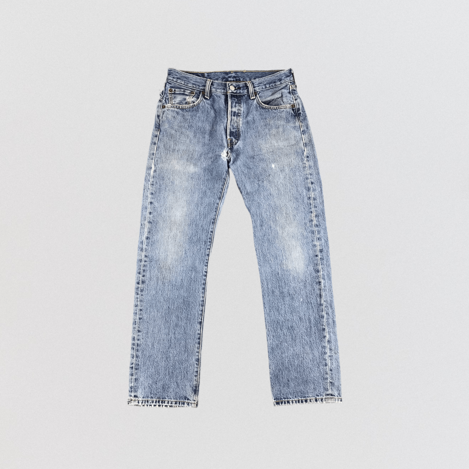 Levi's Vintage Levis Blue Wash 501 Jeans-JM1718 Size US 30 / EU 46 - 1 Thumbnail