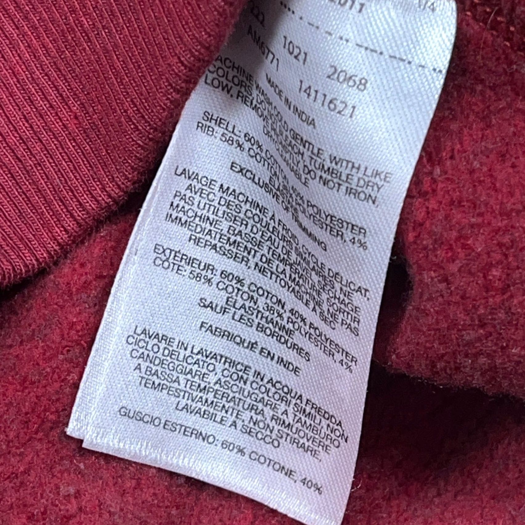 Vintage Columbia Sweater Men Medium Maroon Gray Pullover Fleece Sweatshirt Hiking Adult Size US M / EU 48-50 / 2 - 4 Thumbnail