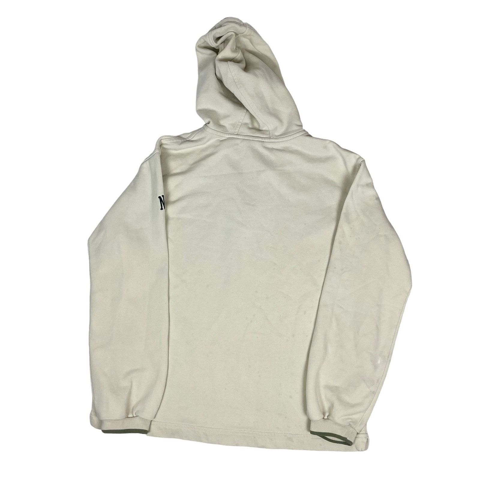 Nike × Vintage Vintage Nike Women's Beige Centre Logo Swoosh Hoodie M(8-10) Size M / US 6-8 / IT 42-44 - 9 Thumbnail