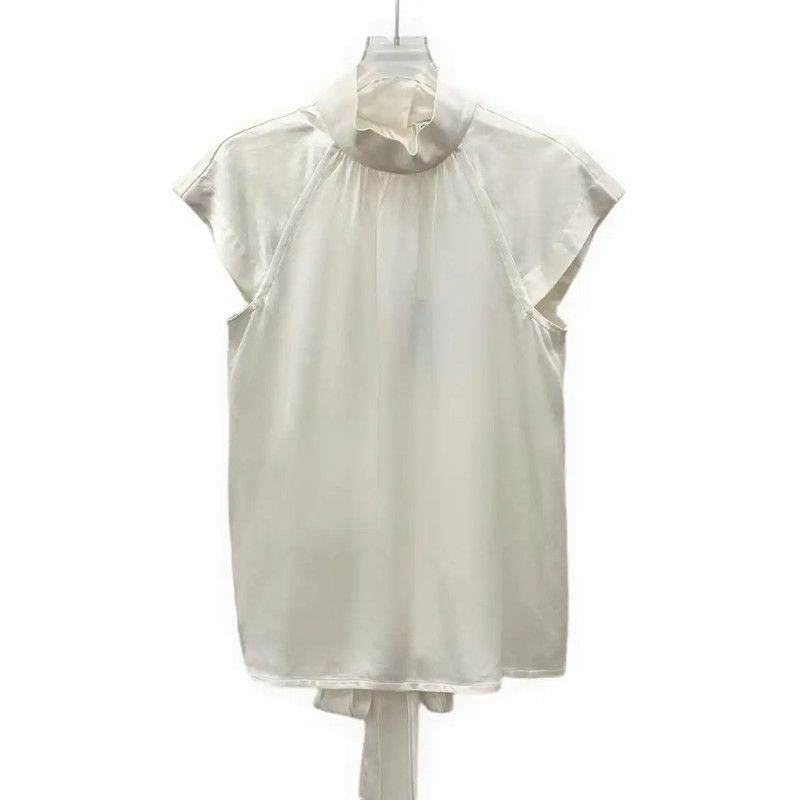 Chanel Chanel White Silk Women's Blouse Size XS 0089 Size XS / US 0-2 / IT 36-38 - 1 Thumbnail