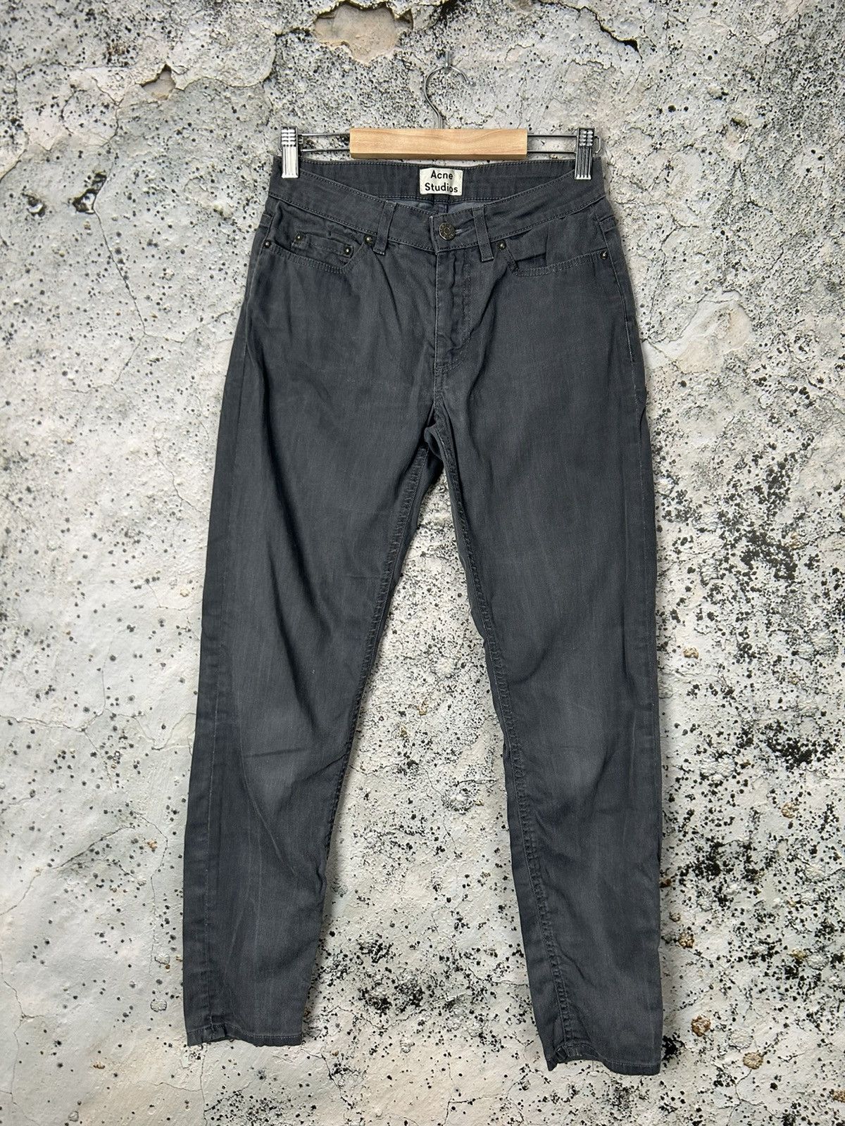 Acne Studios × Designer × Vintage Acne Studios Skin 5 Paola Grey Jeans Avantgarde Designer Size US 27 - 1 Thumbnail