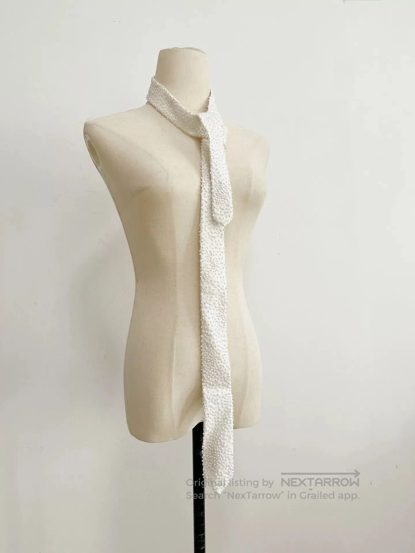 Ann Demeulemeester Ann Demeulemeester Embroidered Ball Tie. Size ONE SIZE - 1 Thumbnail