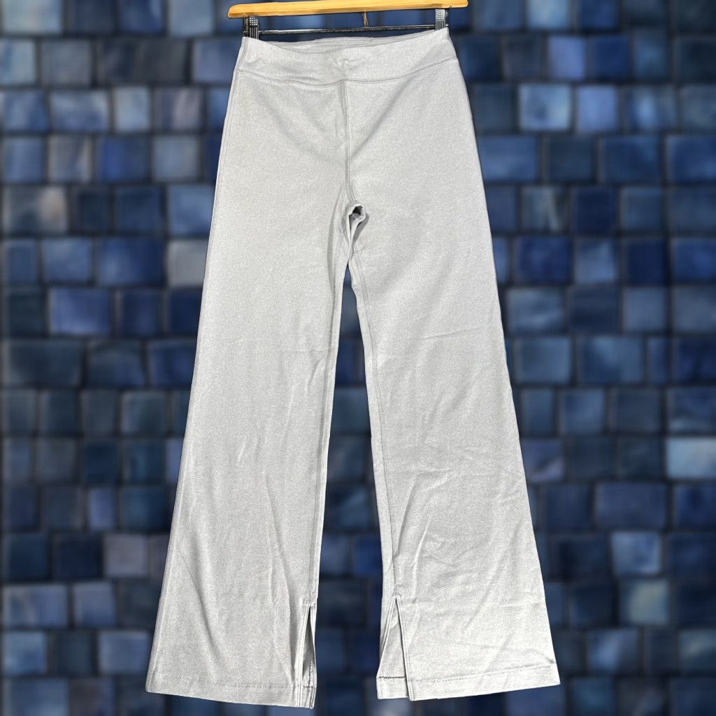 J.Crew J.CREW Pants Medium Gray Split Hem Leggings Signature Flex Pull On Womens Regular Ankle Trendy Style 90s Modern Size 32" / US 10 / IT 46 - 1 Thumbnail