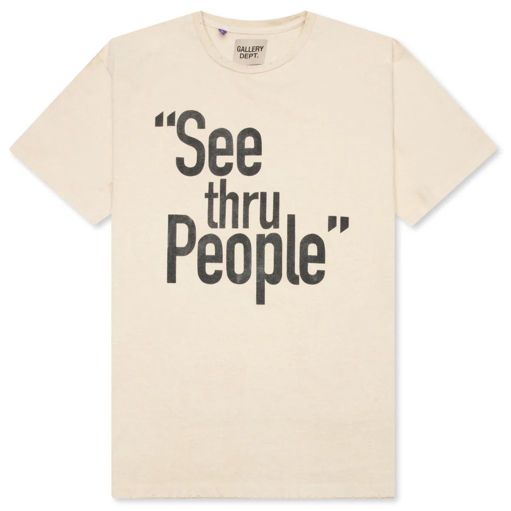 Gallery Dept. o1gr1nt0426 Dept Souvenir T-Shirt in Antique White Size US L / EU 52-54 / 3 - 1 Thumbnail