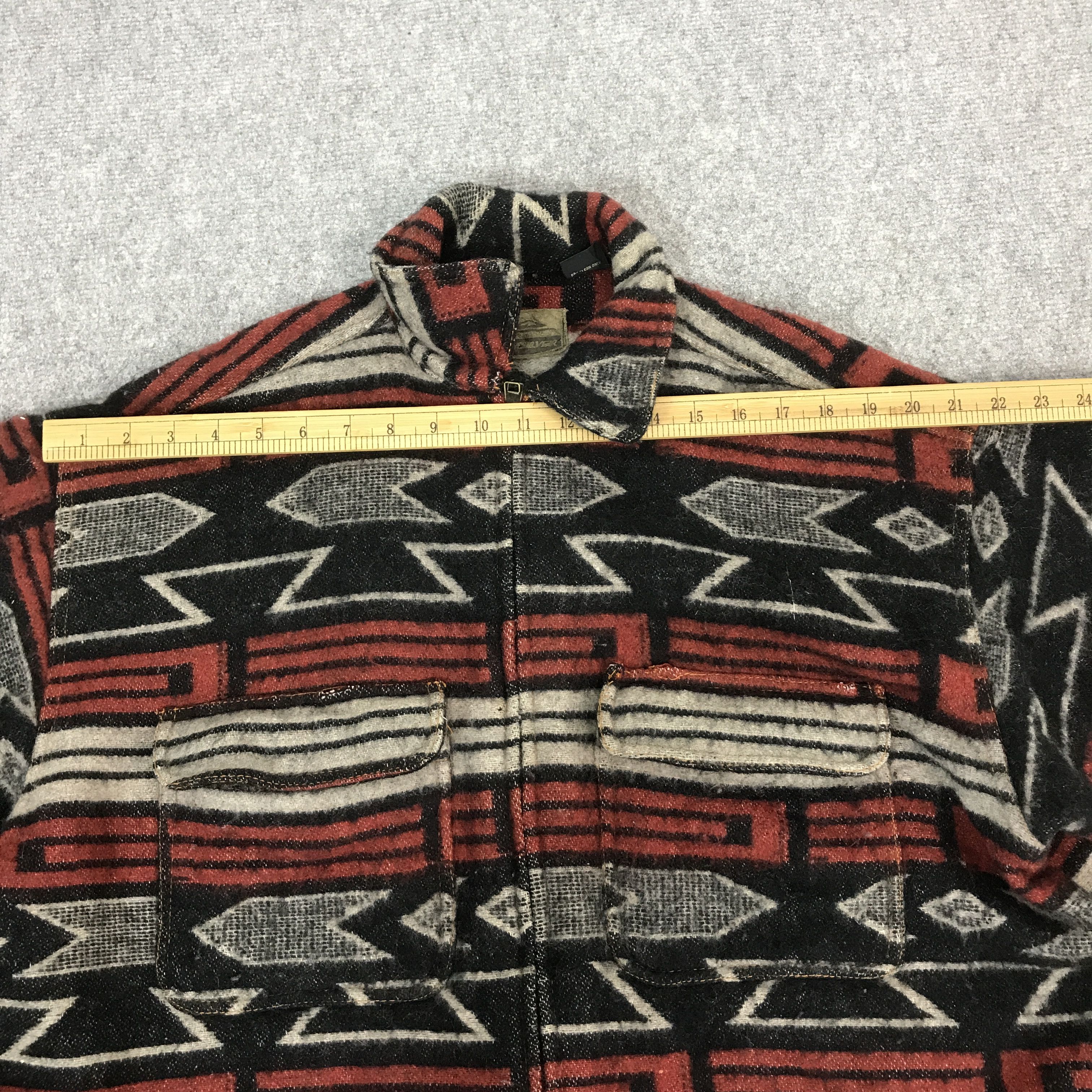 Quicksilver VTG QUICKSILVER NAVAJO ZIP WOOL JACKET Size US M / EU 48-50 / 2 - 5 Thumbnail