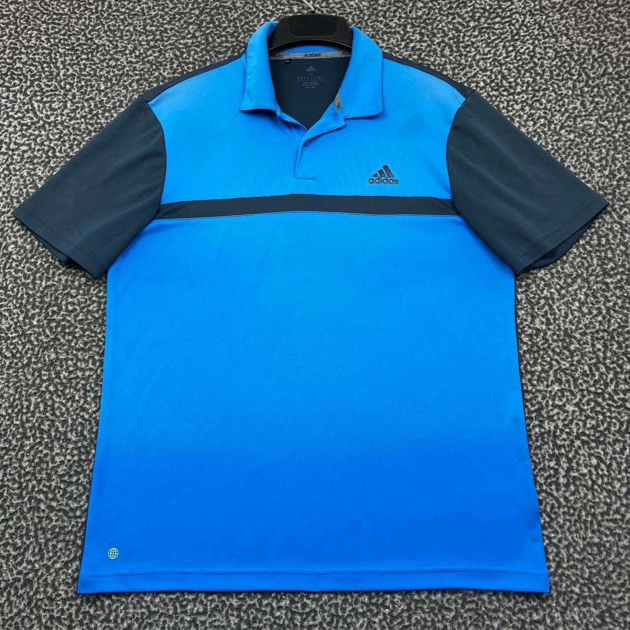 Adidas Adidas Golf Polo Shirt Men Blue Short Sleeve Collared M Size US M / EU 48-50 / 2 - 1 Thumbnail