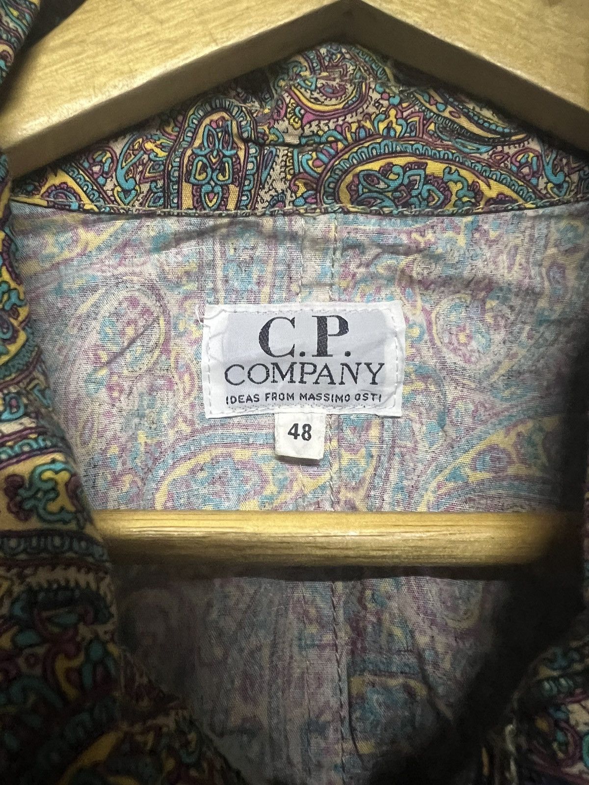 C.P. Company Vintage Cp Company Paisley Printed Button jacket Size US L / EU 52-54 / 3 - 9 Thumbnail