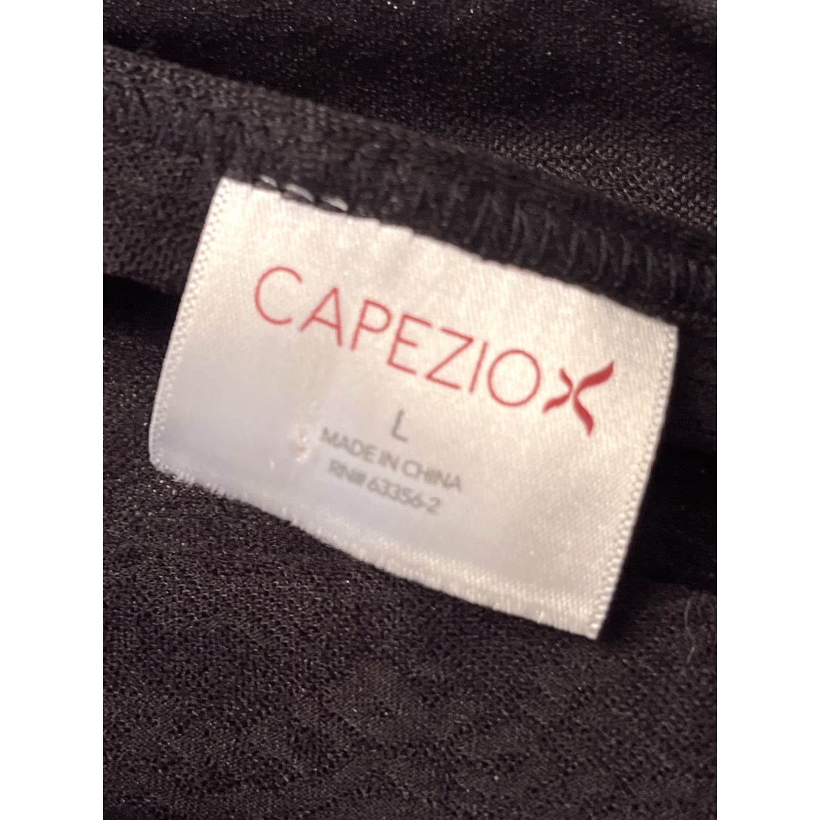 Vintage Capezio Dance Darina Top Lace Black Roses 10706C New Black Tank Top Ties Large Size L / US 10 / IT 46 - 6 Thumbnail