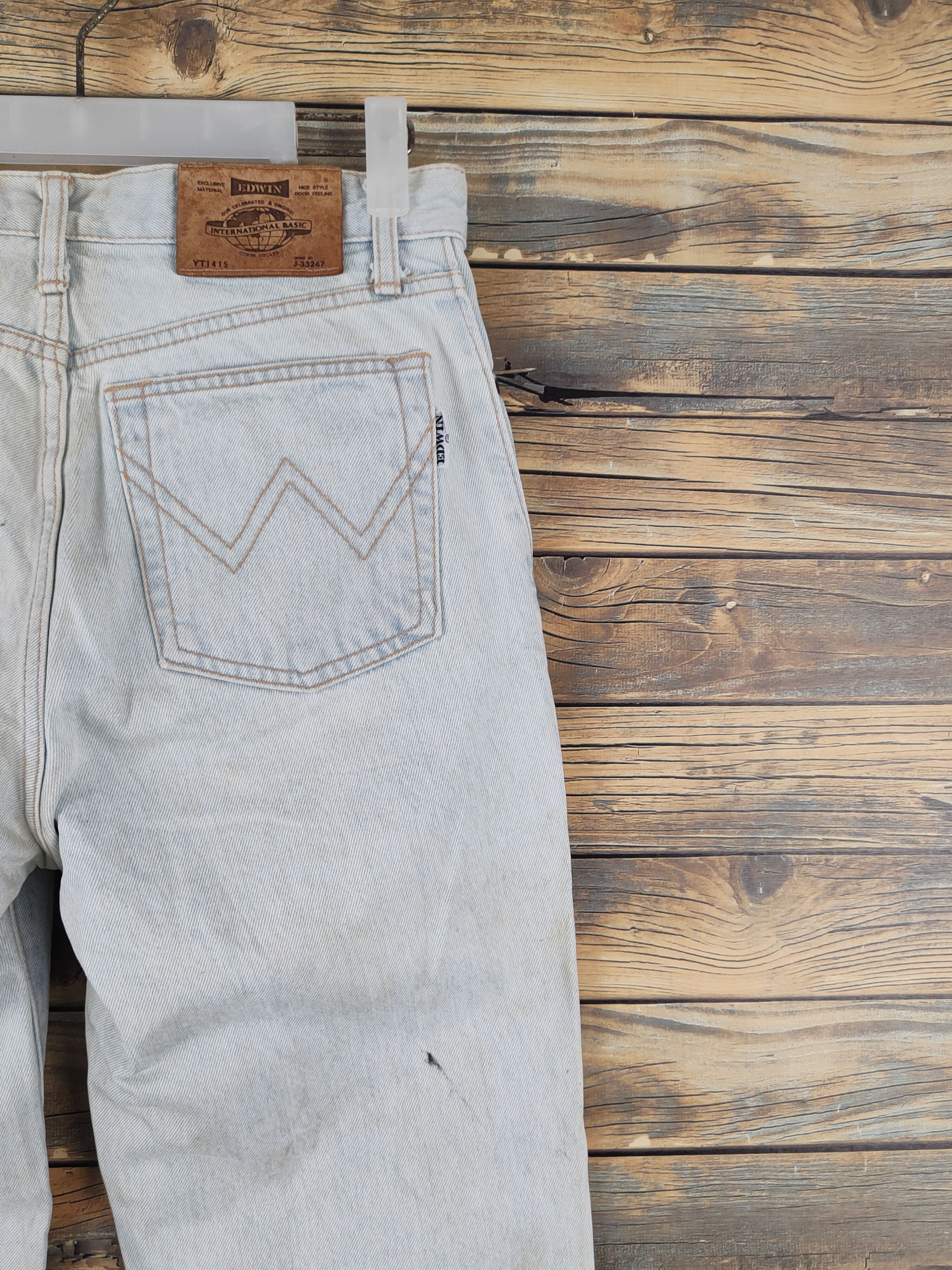 Edwin Edwin Light Blue Distressed Ripped Jeans #W1388 Size US 29 - 12 Thumbnail