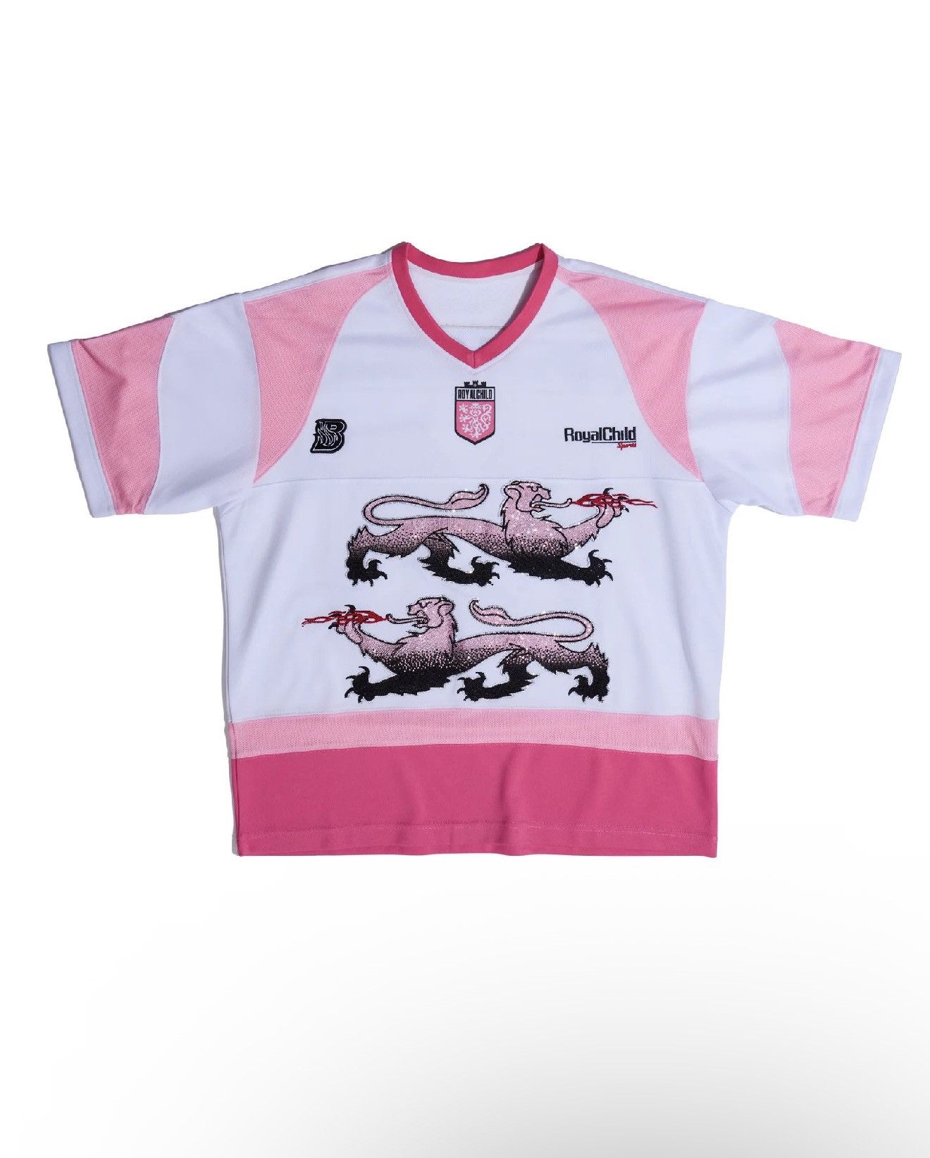 Birth of Royal Child 'Double Lions' Pink Jersey