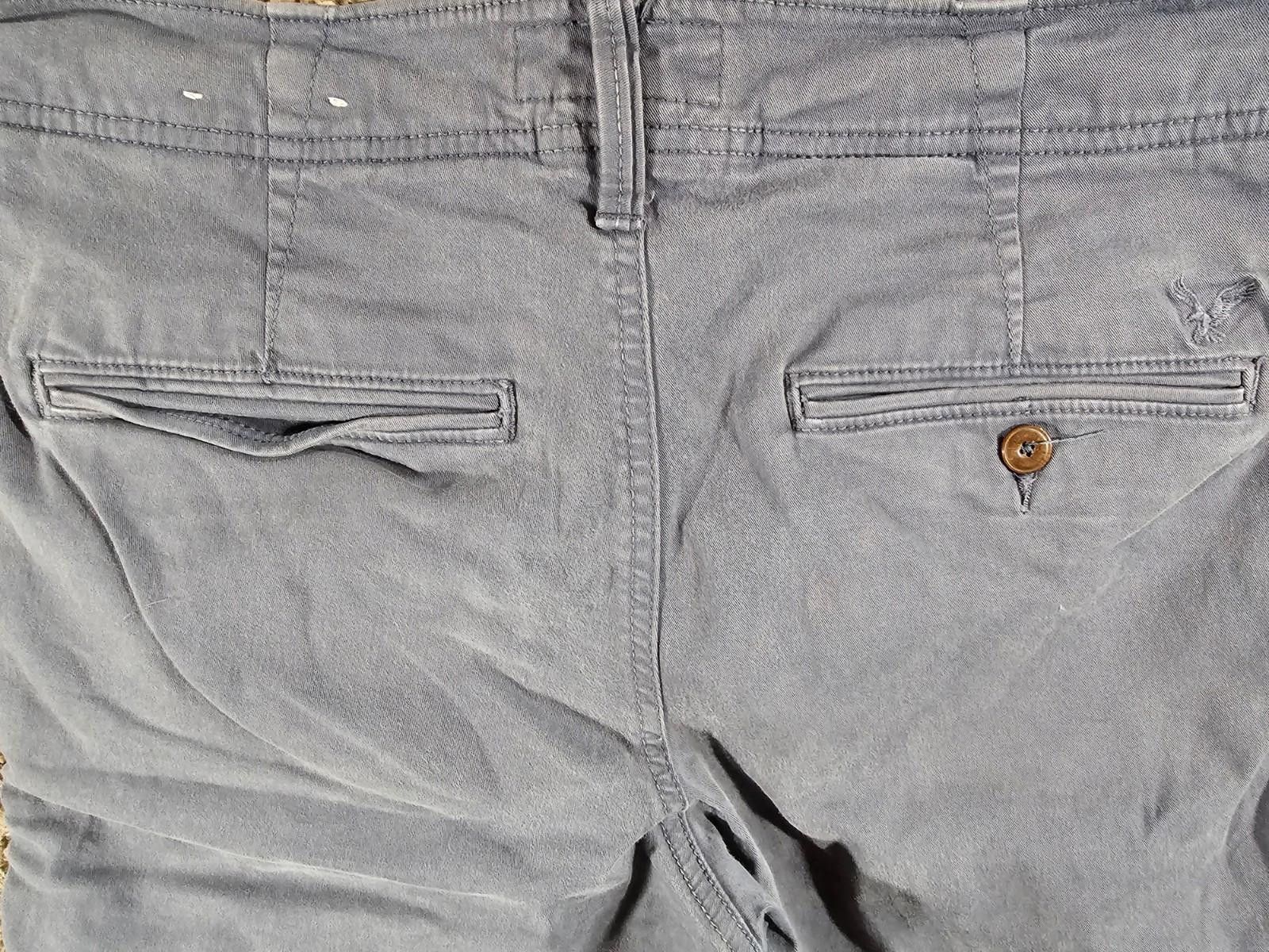 American Eagle Outfitters American Eagle Extreme Flex 29 Long Length Shorts Blue Gray Size US 29 - 8 Thumbnail