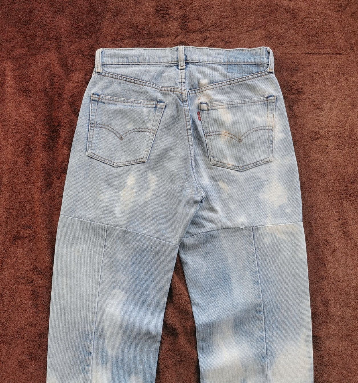 Levi's Vintage Levis Bleach Reworked Legs Denim Jeans Size US 30 / EU 46 - 6 Thumbnail
