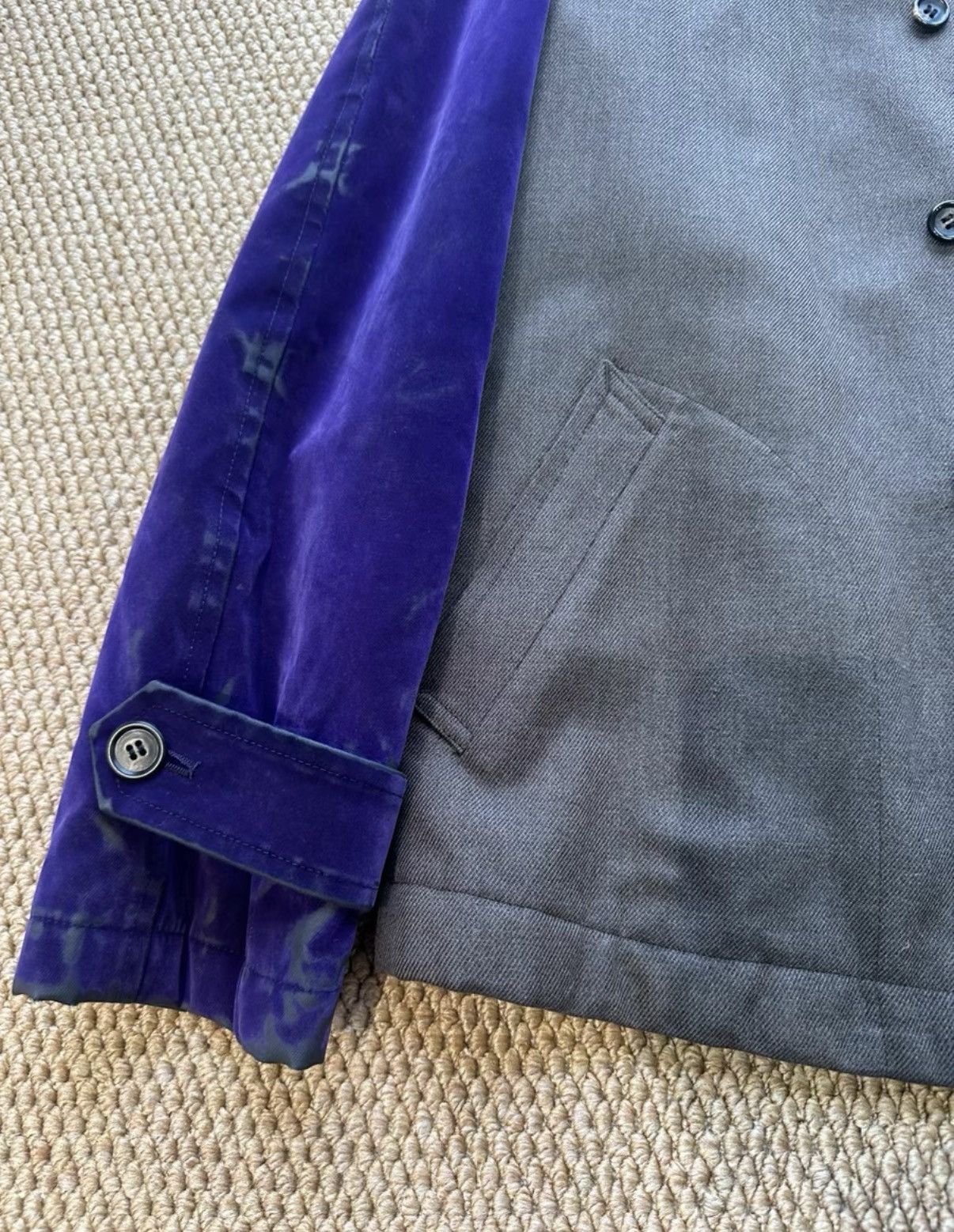 Comme des Garcons Comme des Garçons Homme Plus Velvet Sleeve Jacket K23 Size US M / EU 48-50 / 2 - 4 Thumbnail