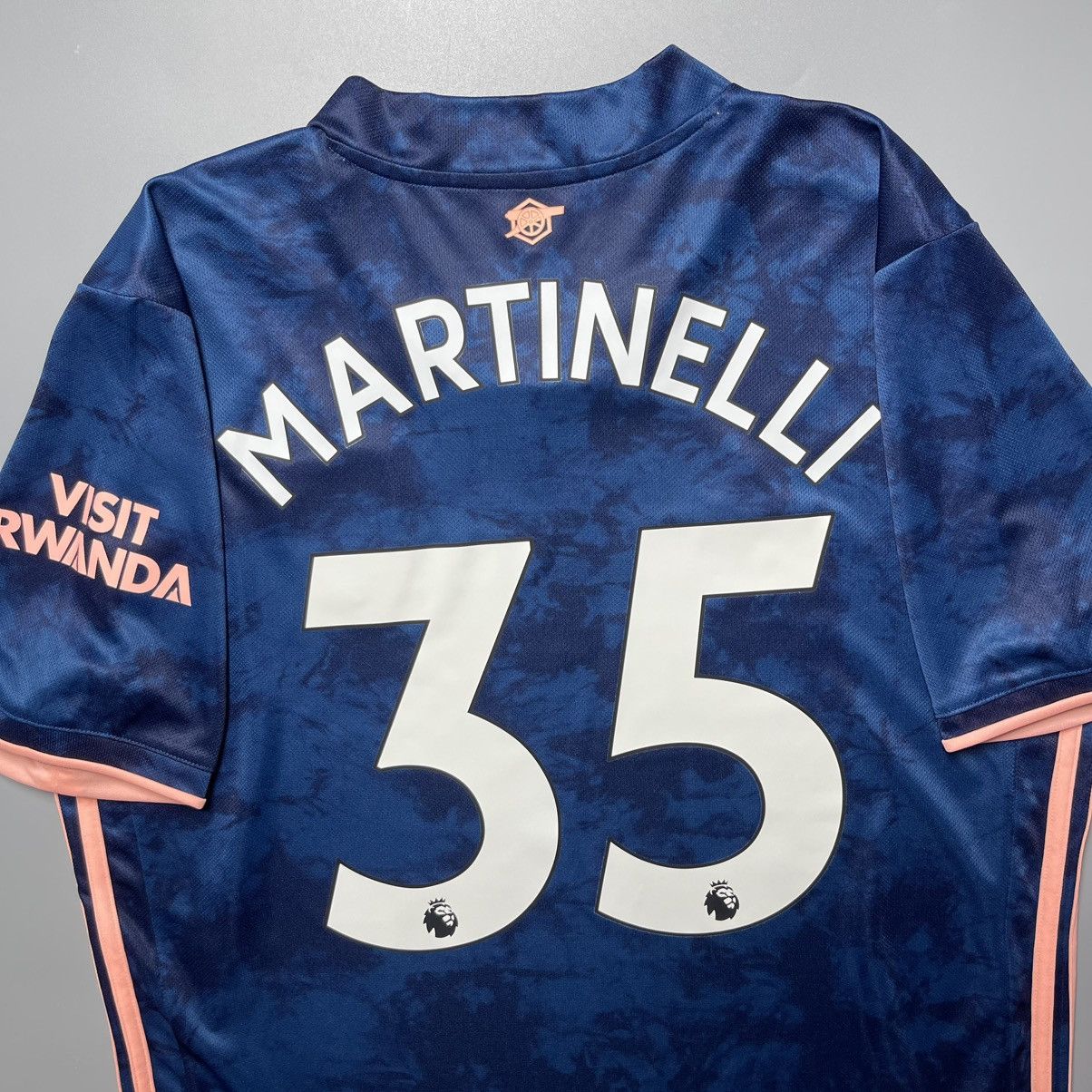 Vintage ARSENAL ADIDAS 2020/2021 SOCCER THIRD JERSEY #35 MARTINELLI Size US L / EU 52-54 / 3 - 8 Thumbnail