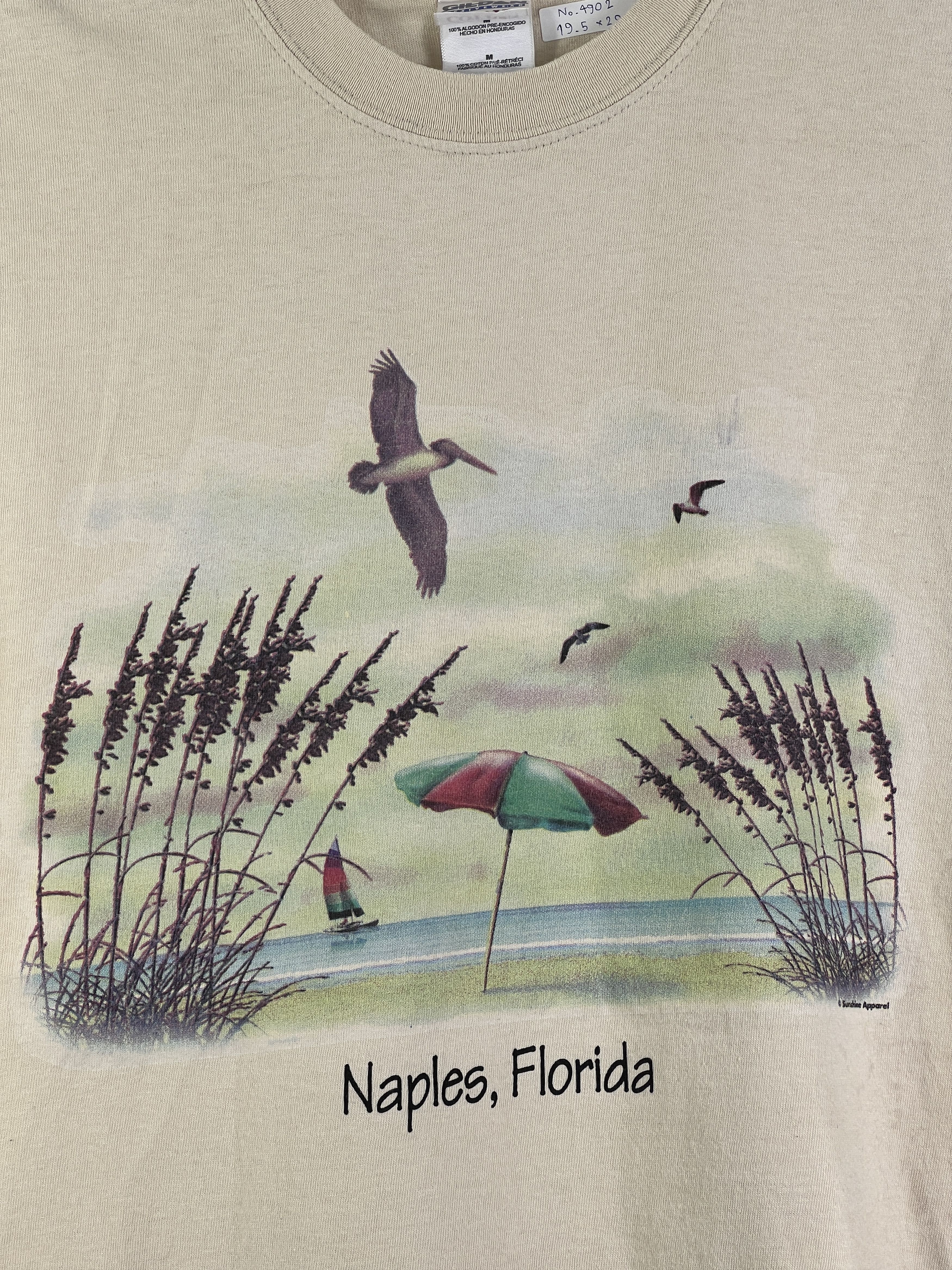 Vintage No.4902 Vintage Naples, Florida Souvenir Graphic Tee (M) Size US M / EU 48-50 / 2 - 2 Thumbnail