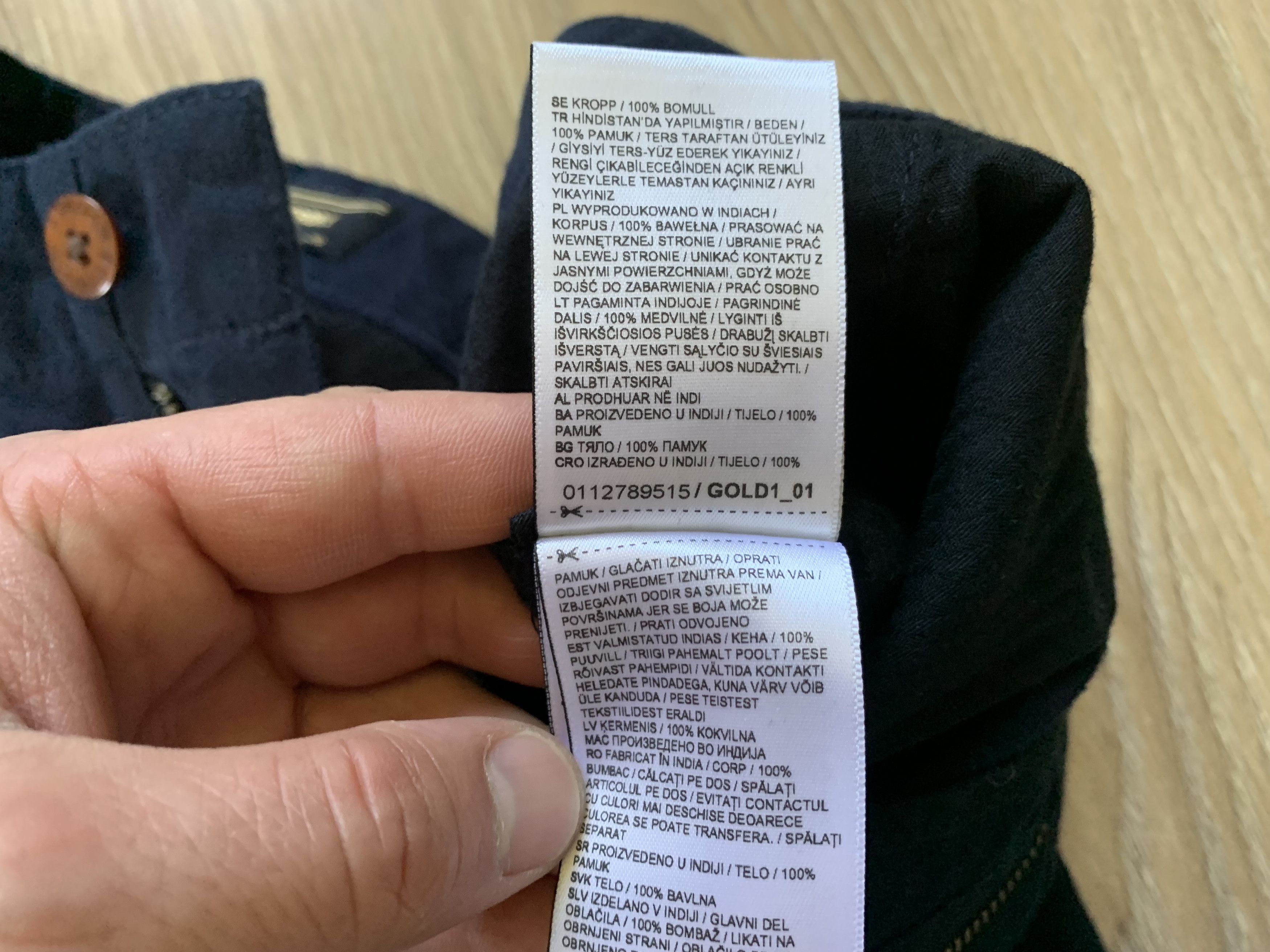Superdry Superdry Navy Blue Cotton Chino Pants Size US 34 / EU 50 - 9 Thumbnail