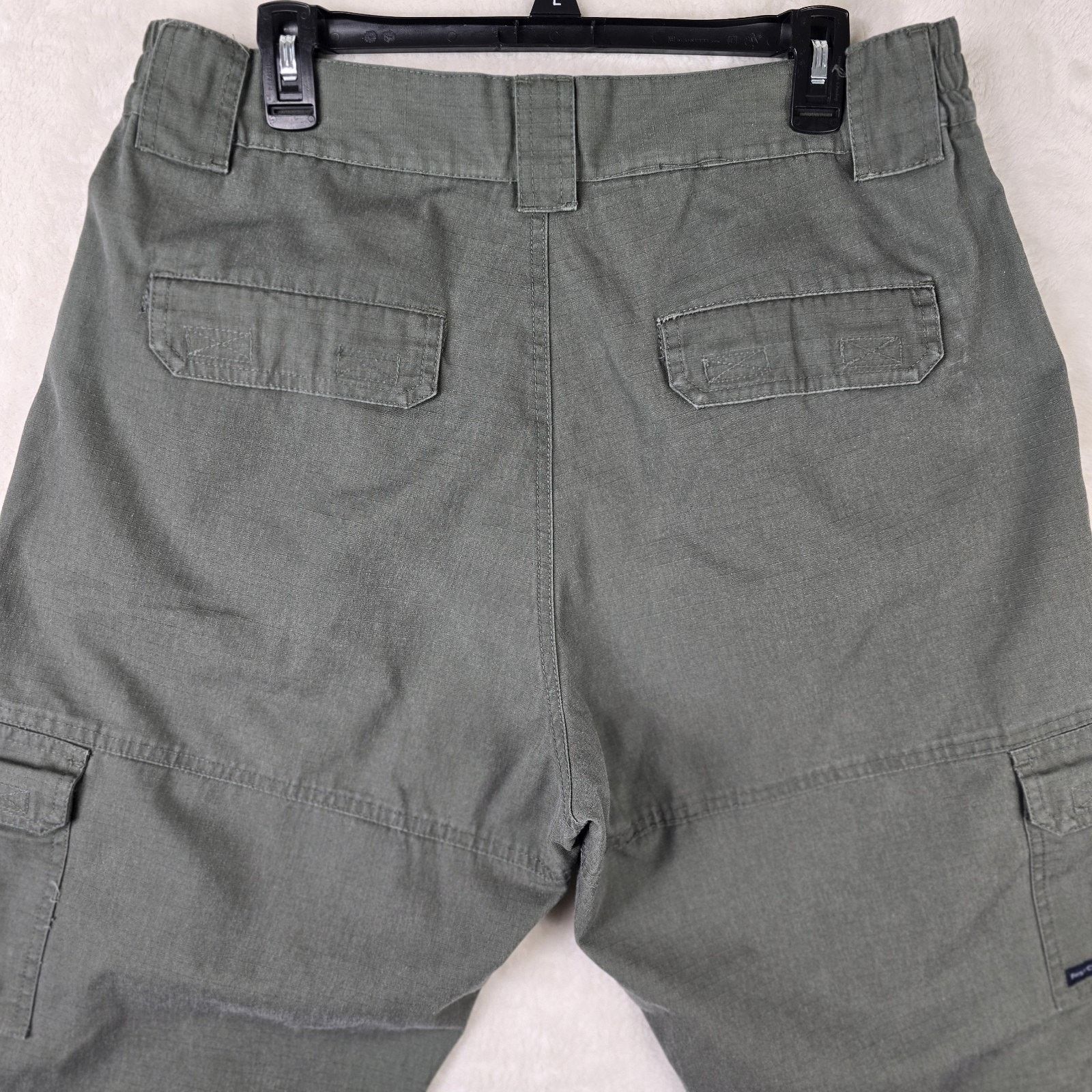 Other Vintage First Class Green Cargo Ripstop Pants Mens 38 34x31 Size US 38 / EU 54 - 7 Thumbnail