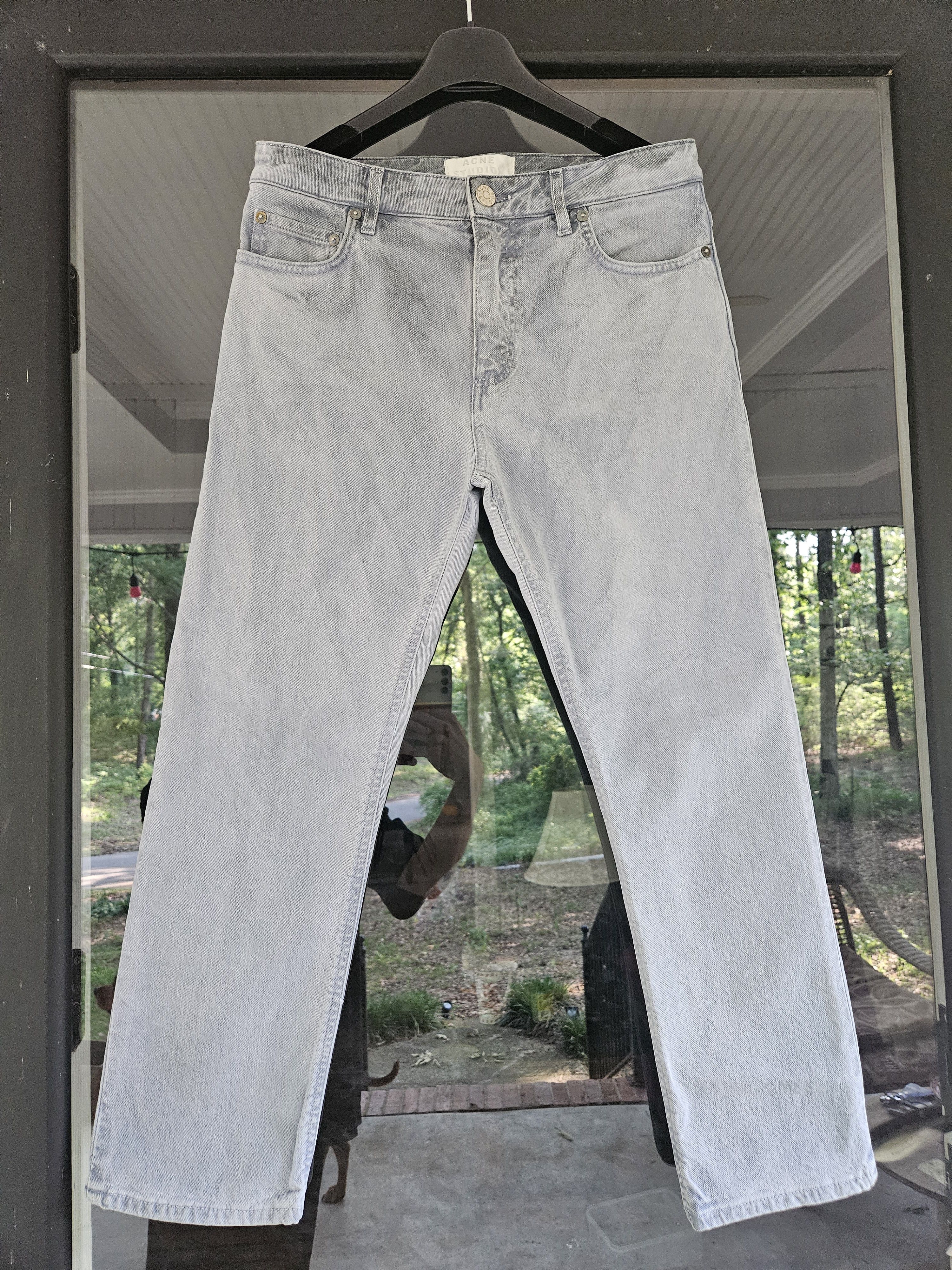Acne Studios Gray Pop Hand Dye Denim Jeans Size US 30 / EU 46 - 1 Thumbnail