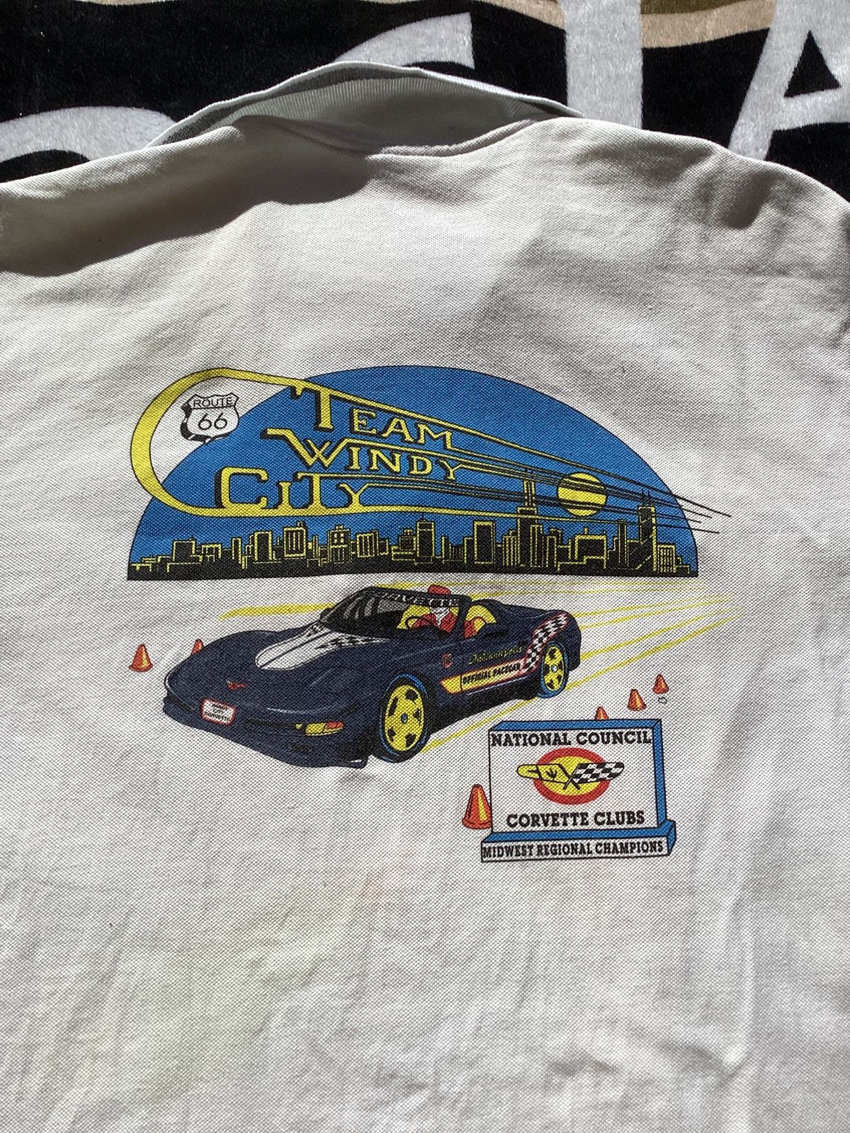 Chevrolet Vtg team Windy city Corvettes national council collared Tee Size US L / EU 52-54 / 3 - 2 Thumbnail