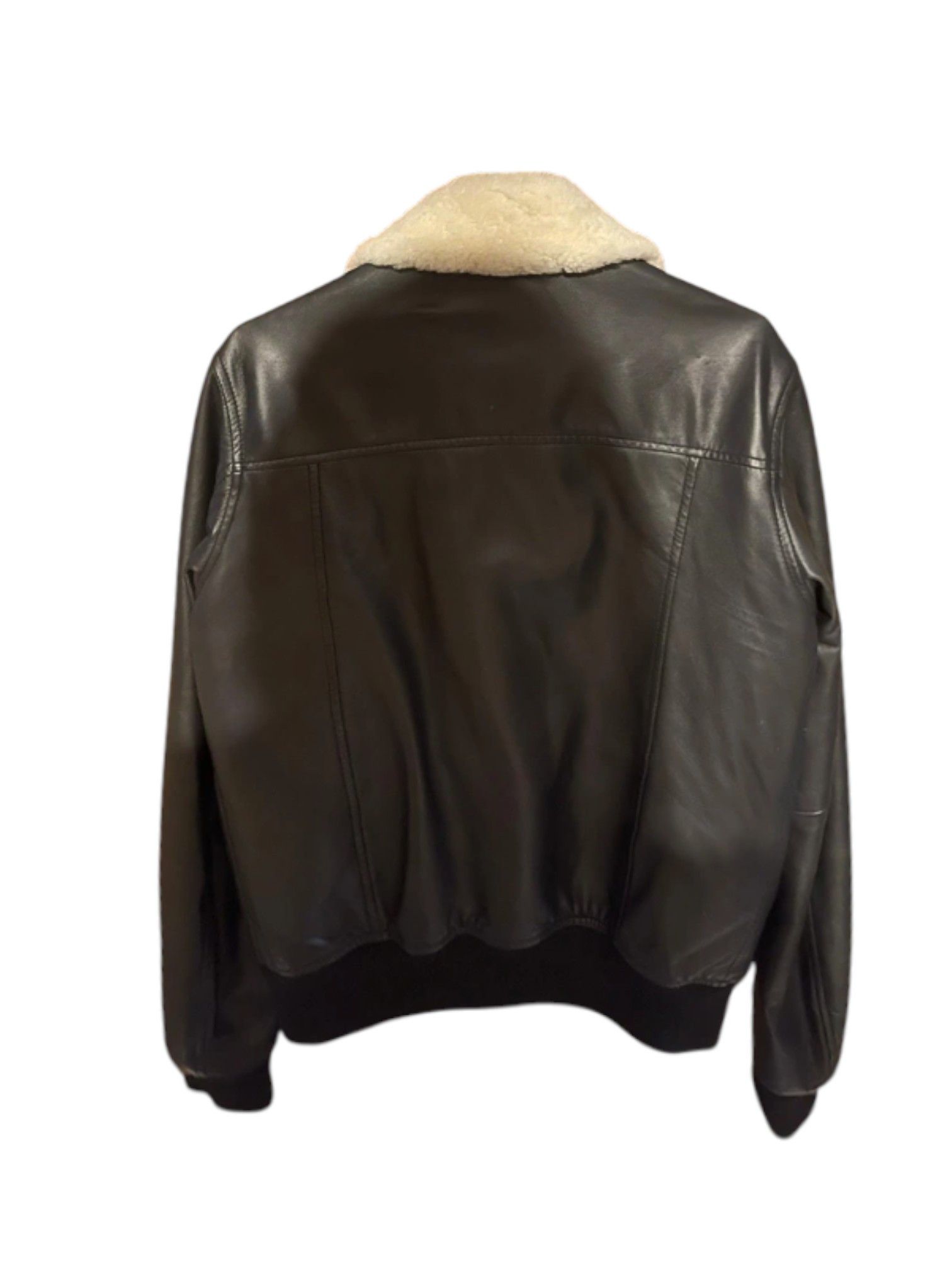 Just Cavalli Just Cavalli Leather Bomber – Shearling Collar – Size 46 Size US S / EU 44-46 / 1 - 2 Thumbnail
