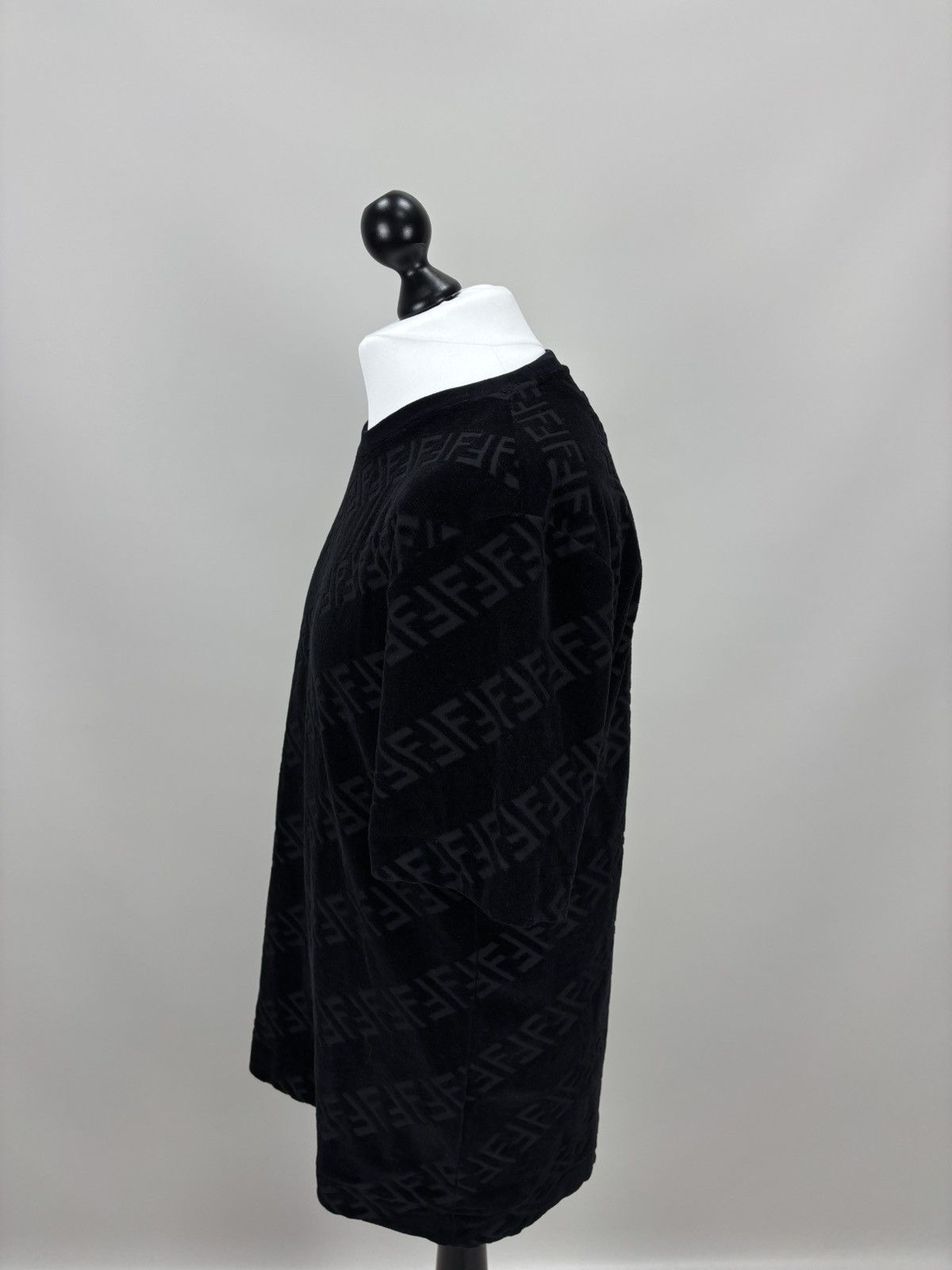 Fendi Mens corduroy t shirt monogram FENDI Size L Color Black Size US L / EU 52-54 / 3 - 11 Thumbnail