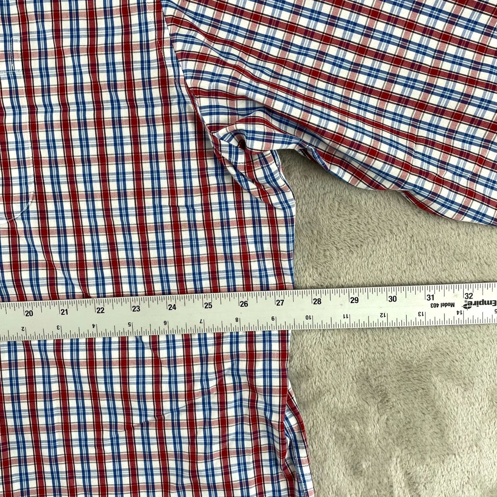 Brooks Brothers Brooks Brothers Shirt Men 2XL Red Blue White Plaid Non Iron Long Sleeve NWT Size US XXL / EU 58 / 5 - 6 Thumbnail