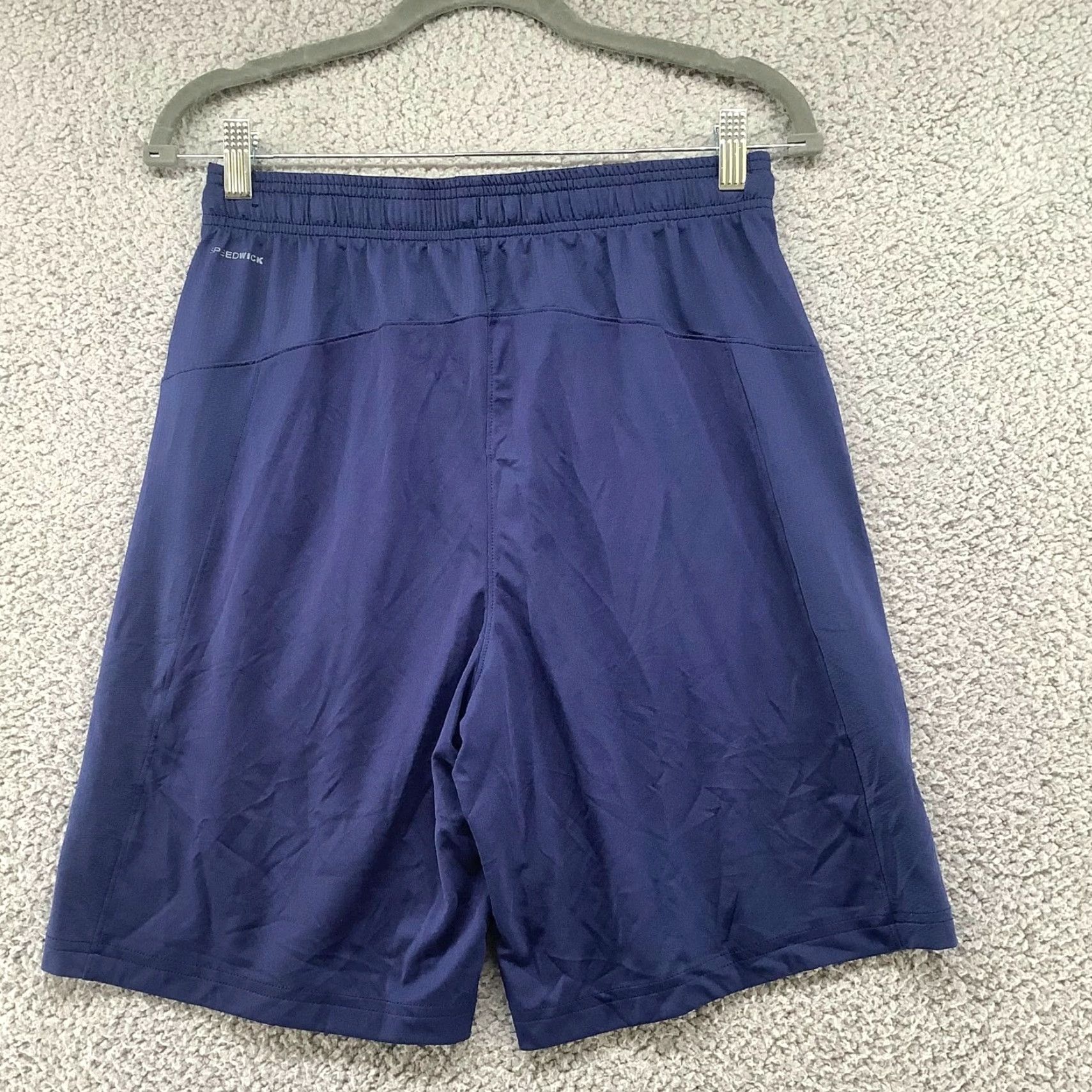 Reebok Reebok Basketball Shorts Mens S Active Blue 9" Inseam Gym Workout Pockets Polyester 100% Regular Fashion Athletic Running Training Size US 29 - 4 Thumbnail