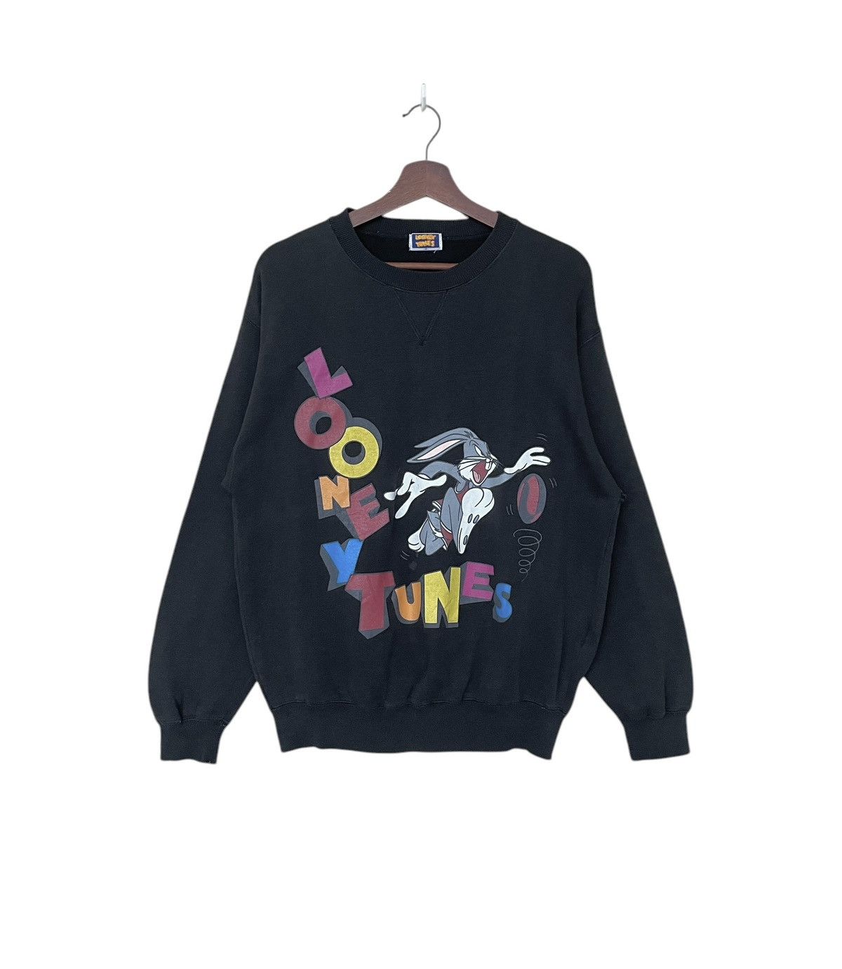 Vintage Vintage Cartoon Looney Tunes Sweatshirt 1990s Size US M / EU 48-50 / 2 - 1 Thumbnail