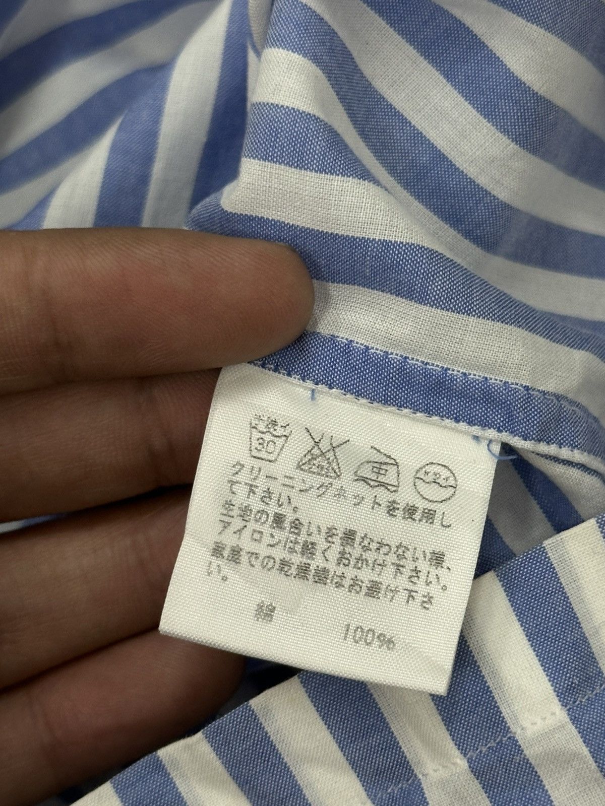CABANE de ZUCCa Cabane de Zucca Stripes Pocket Button Shirt Size US M / EU 48-50 / 2 - 10 Thumbnail