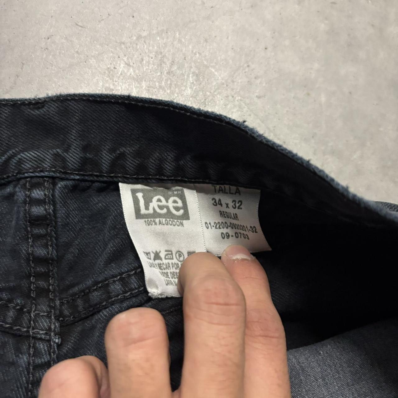 Japanese Brand × Vintage Crazy Vintage Y2K/2000s Grunge Faded Black Denim Jeans! Size US 30 / EU 46 - 8 Thumbnail