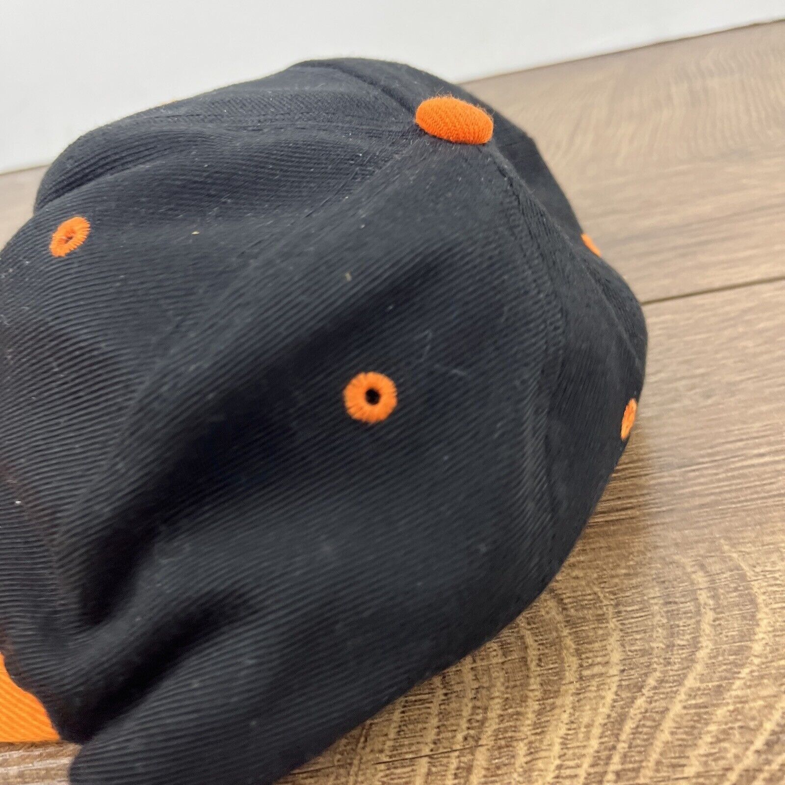 Other Black Orange Baseball Hat Adjustable Adult Size Hat Black Ca Size ONE SIZE - 8 Thumbnail