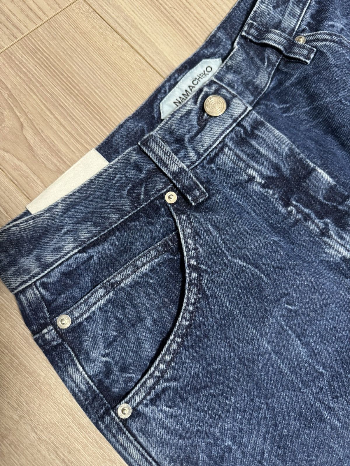 Namacheko NAMACHEKO AW23 Washed Straight Denim Size 31" - 3 Thumbnail